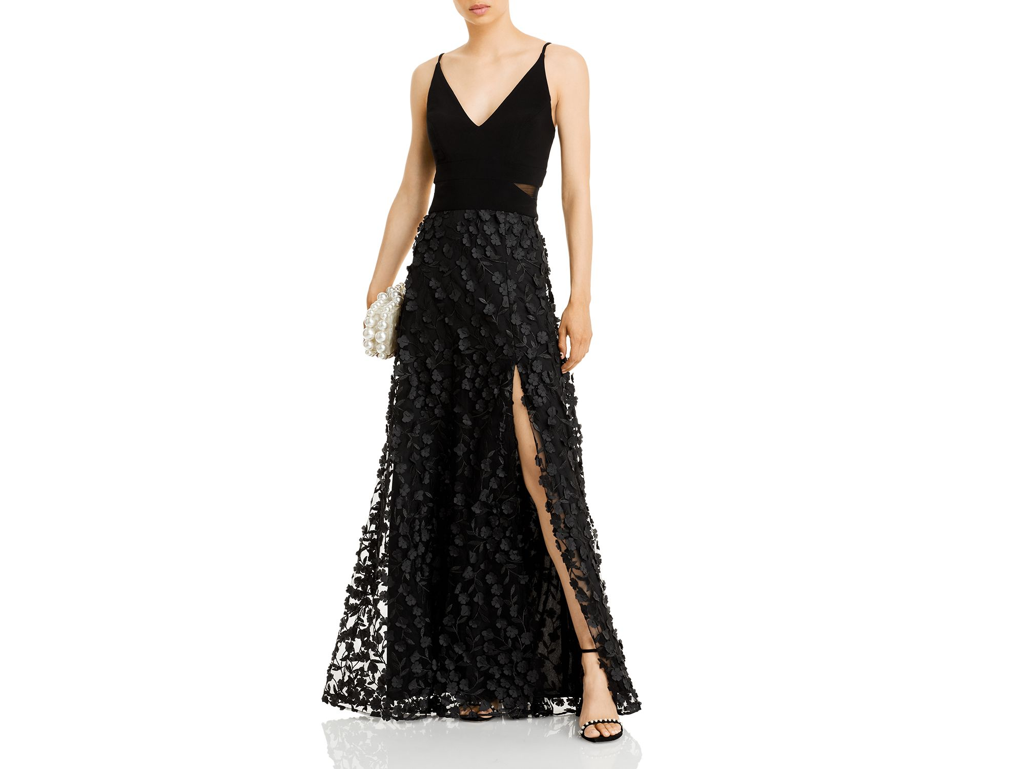 Floral Applique Gown - Exclusive — Image 5
