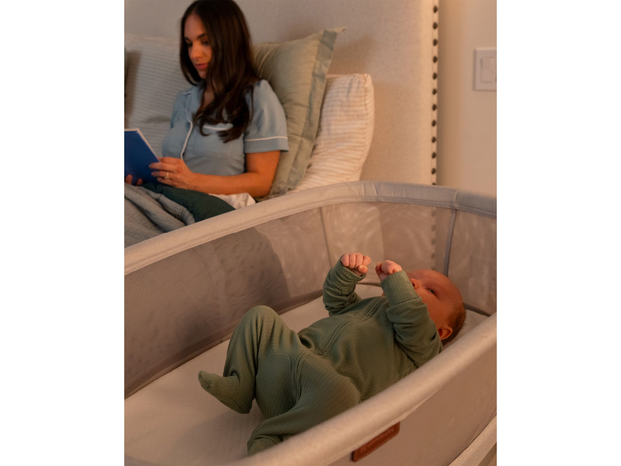Soma Smart Bassinet - Charlie - Sand Mélange — Image 5