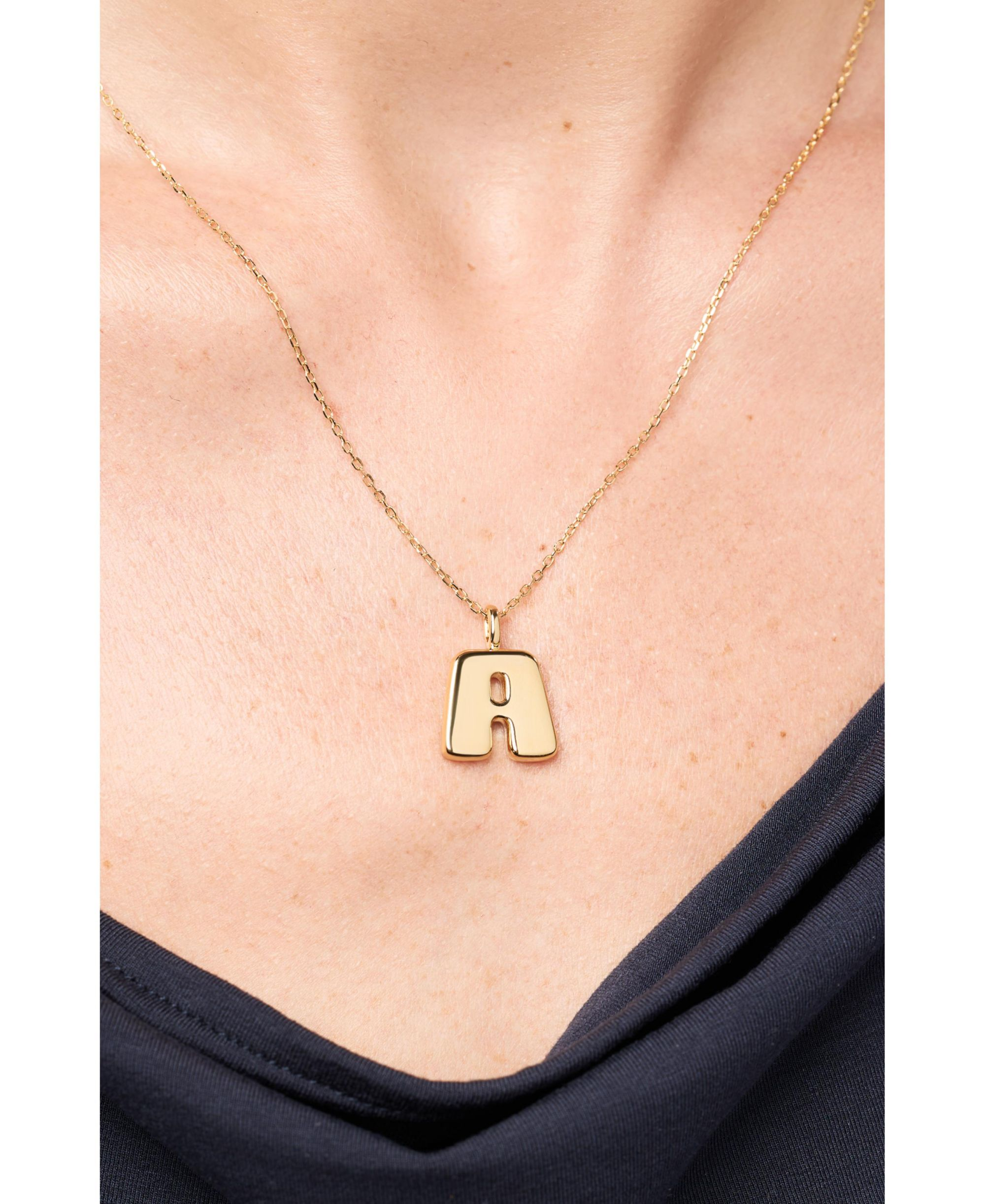 Bubble Letter Necklace — Image 3