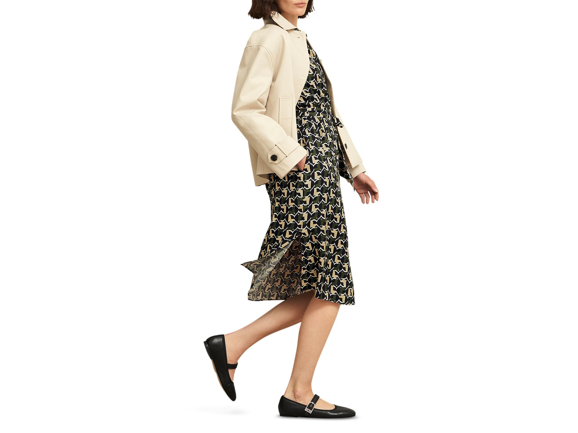Kalinda Geometric Print Dress — Image 7