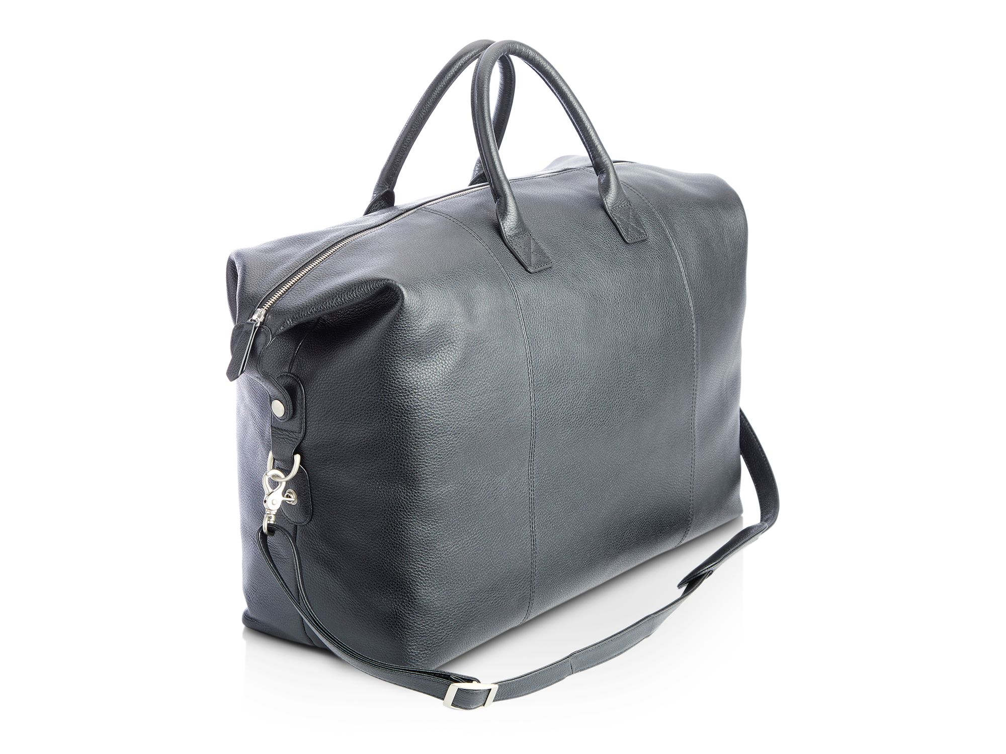 Leather Weekender Duffel Bag — Image 3
