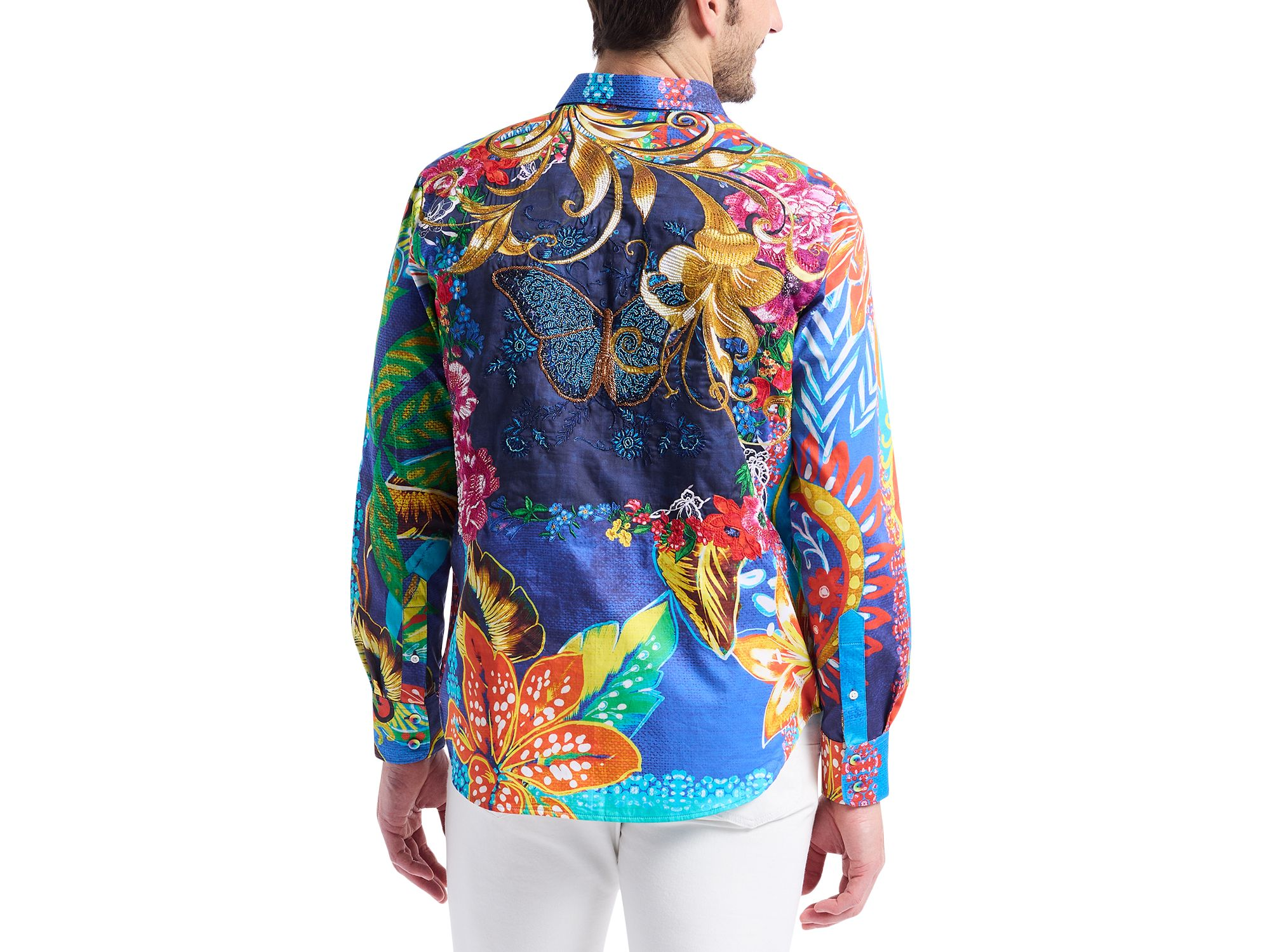 Classic Fit Paisley Woven Shirt — Image 3