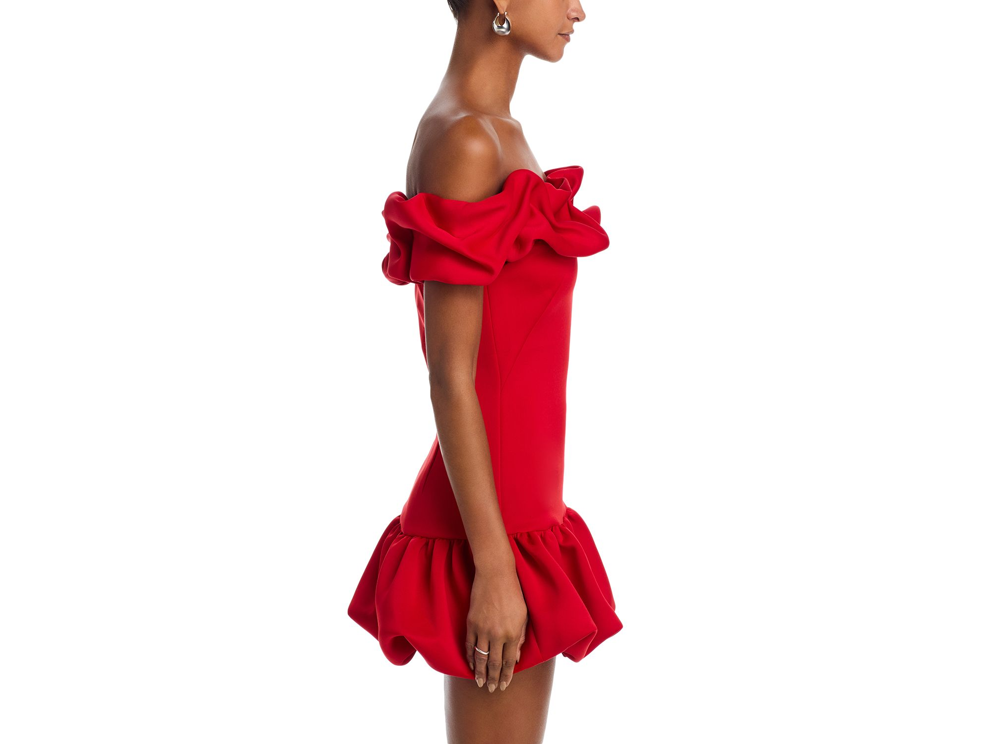 Azari Off-the-Shoulder Mini Dress — Image 4