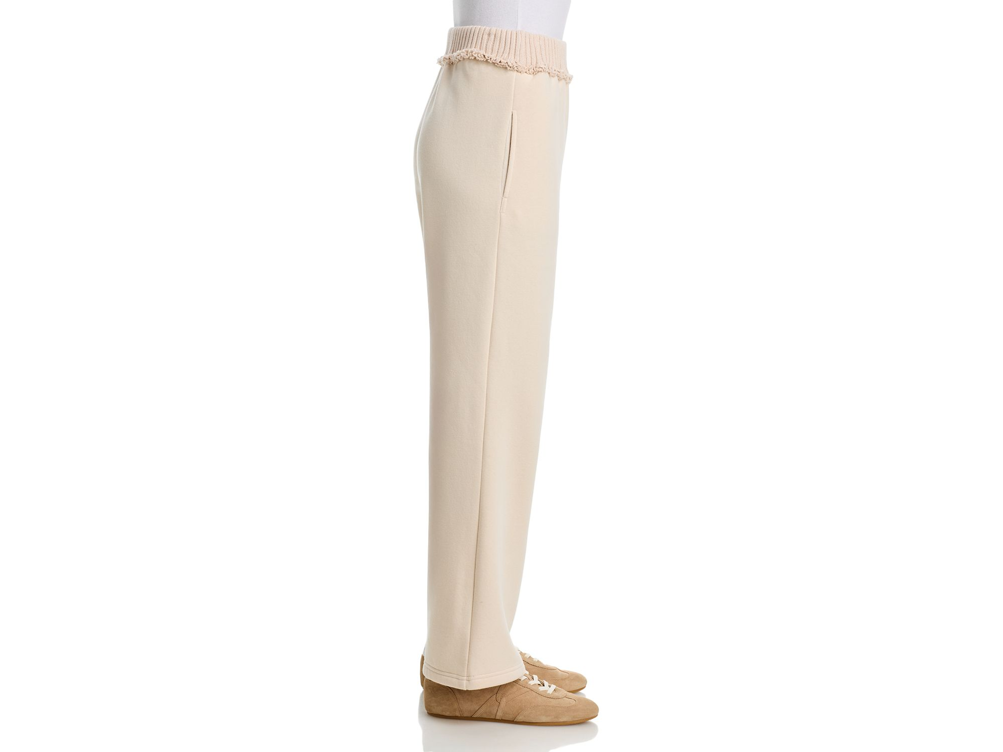 Rib Waistband Sweatpants — Image 4