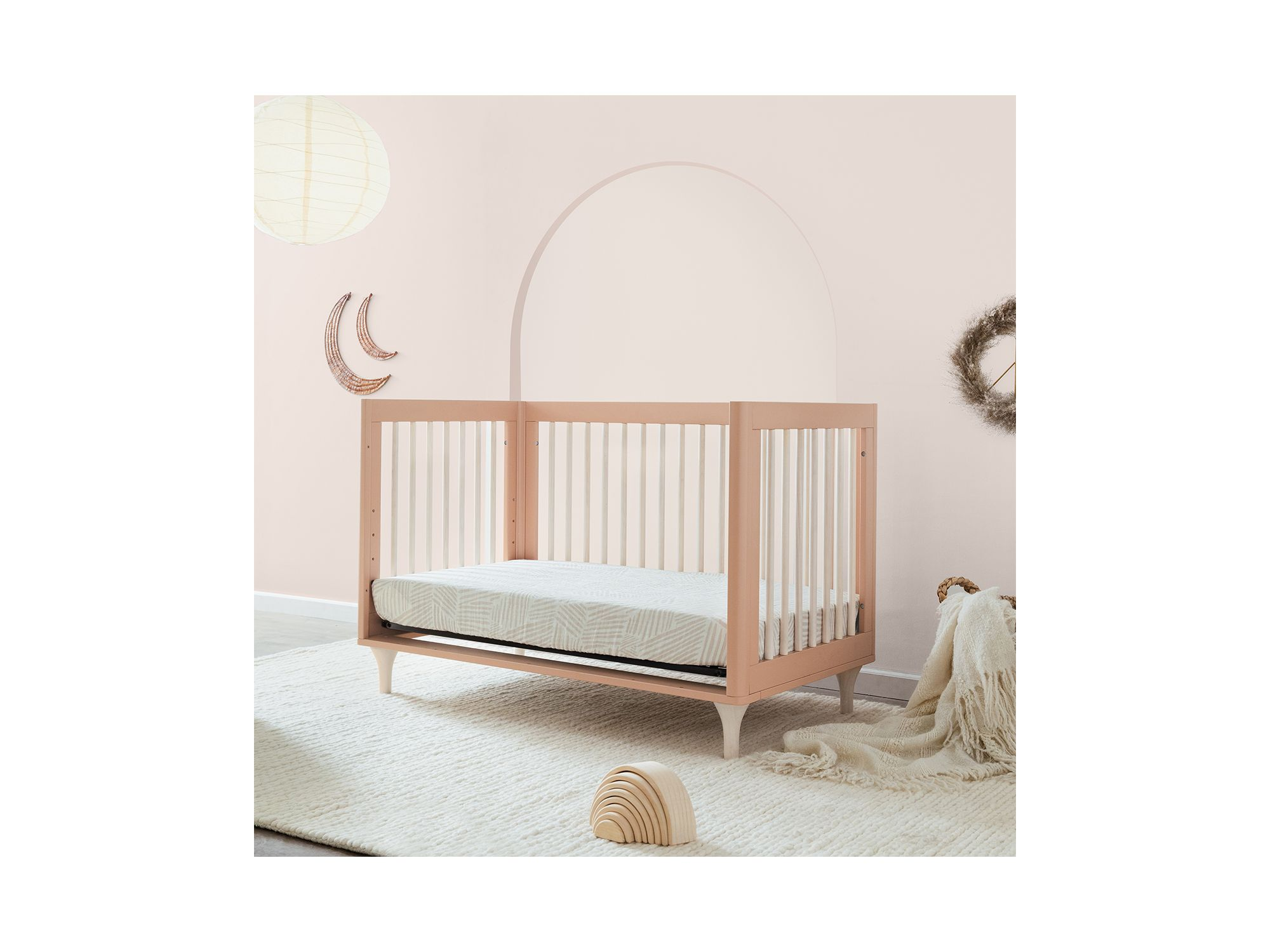 Lolly 3-in-1 Convertible Crib with Toddler Bed Conversion Kit — Image 5
