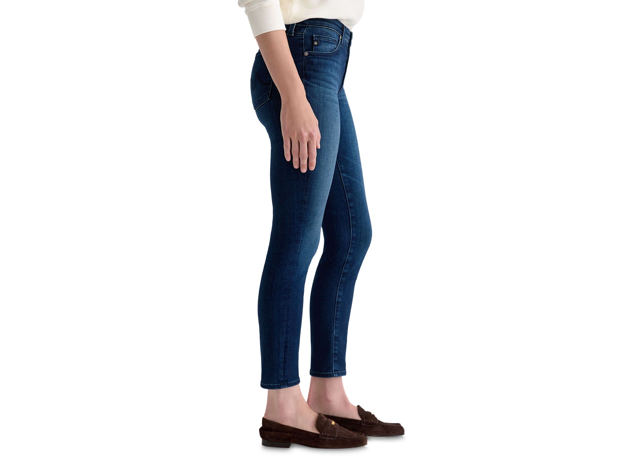 Prima Low Rise Cigarette Ankle Jeans in Epilogue — Image 5
