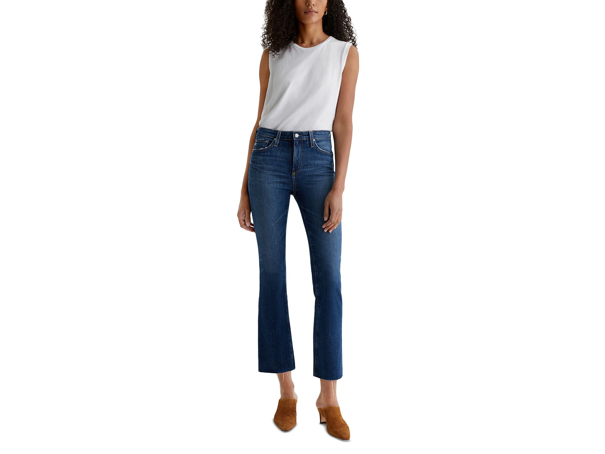 High Rise Ankle Flare Jeans in 11 Years Memory — Image 7