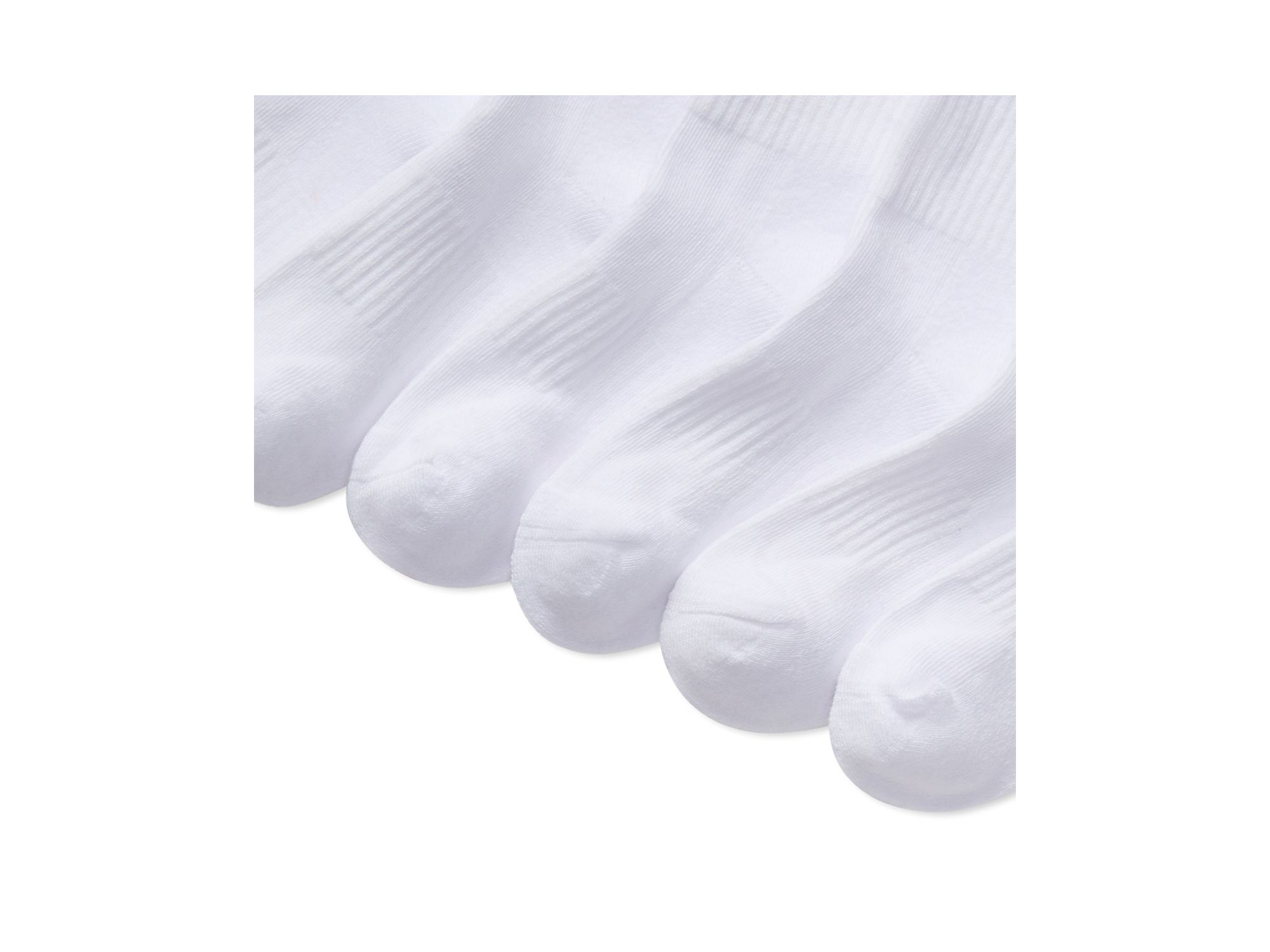 Boys' Performance Cushioned Crew Socks, Pack of 6 - Little Kid, Big Kid — Image 3