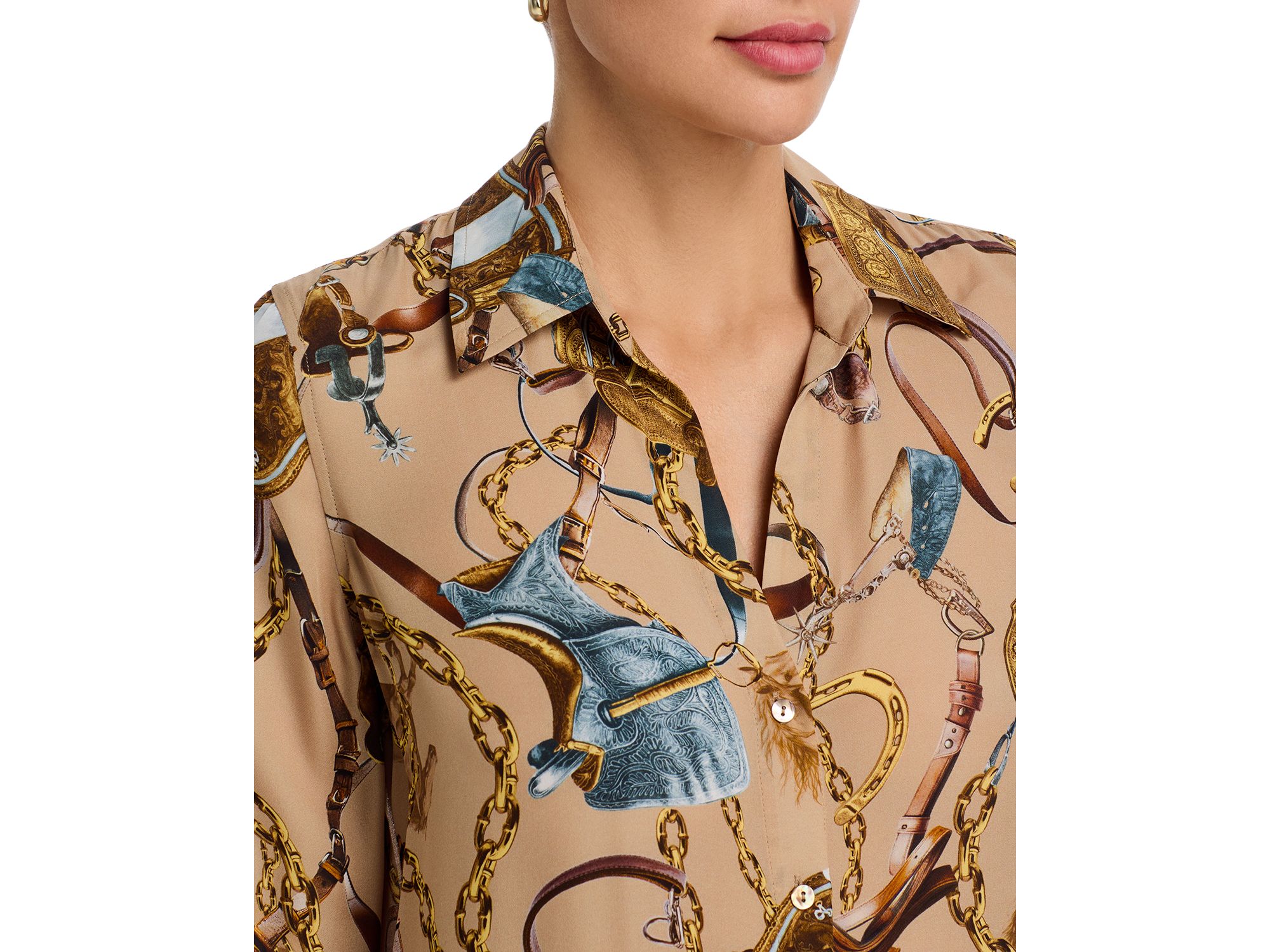 Nina Silk Blouse, image 2 of 4