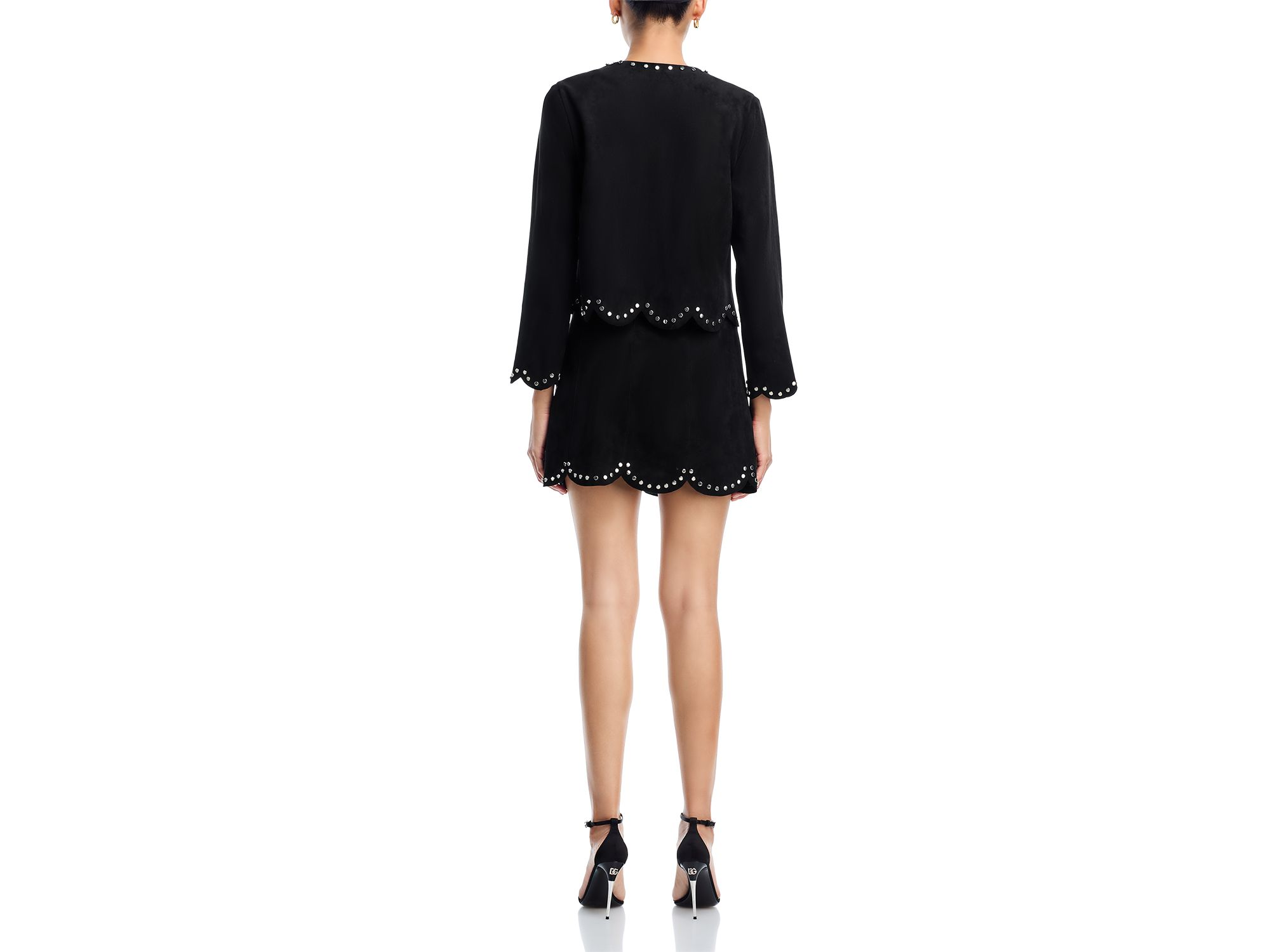 Faux Suede Mini Skirt - Exclusive — Image 5