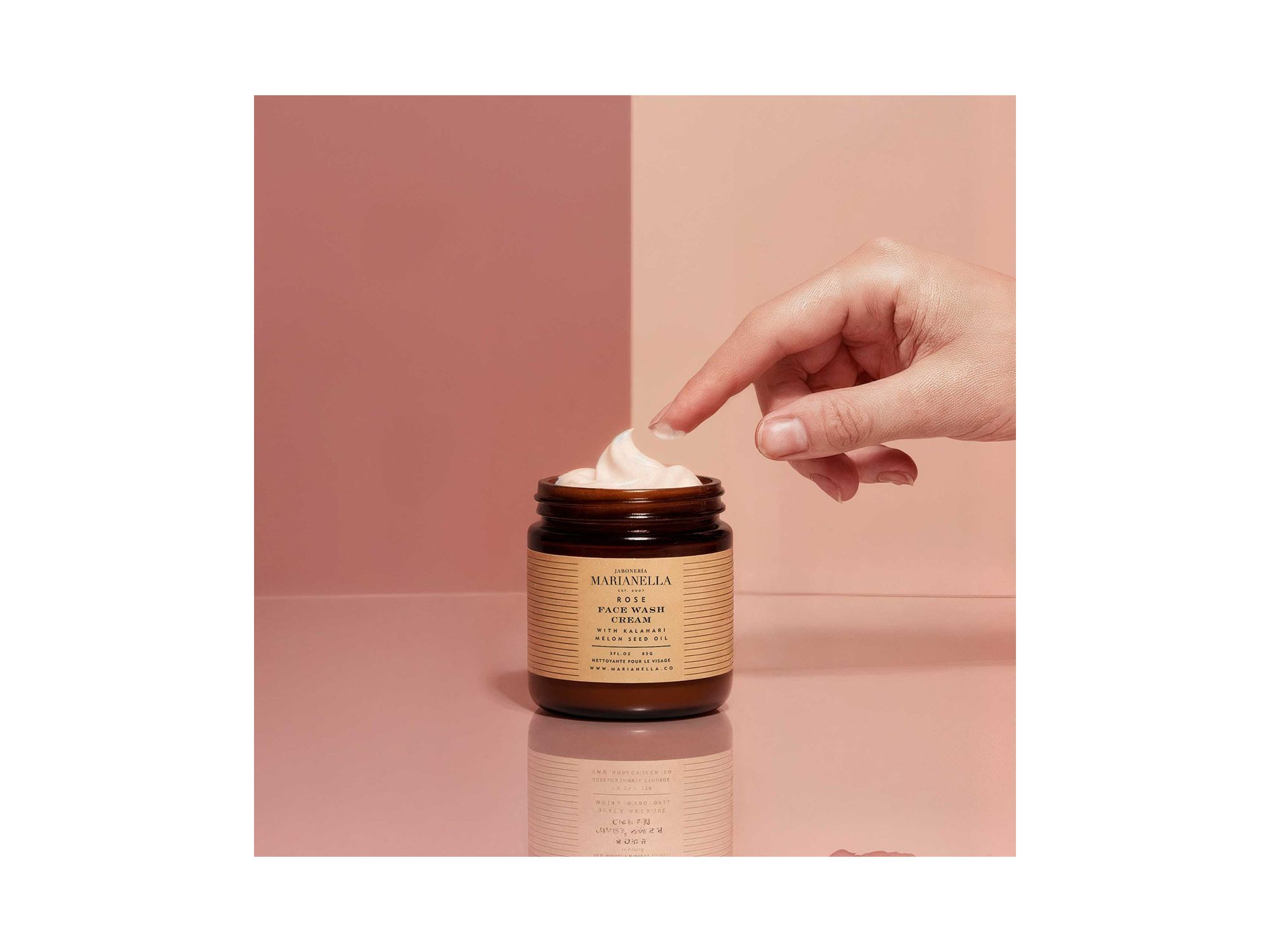 Rose Face Wash Cream 3 oz. — Image 4