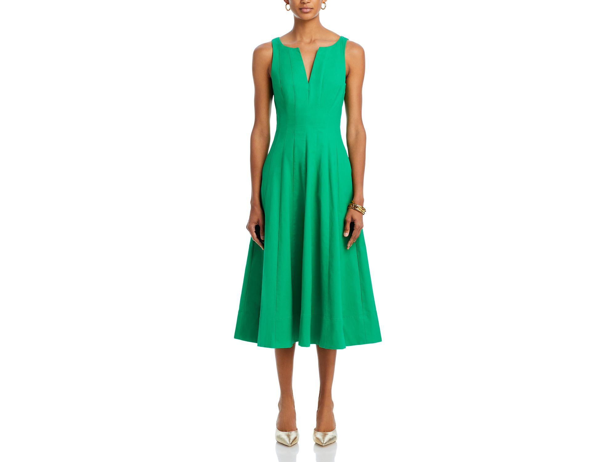 Paneled Midi Dress - Exclusive — Image 4