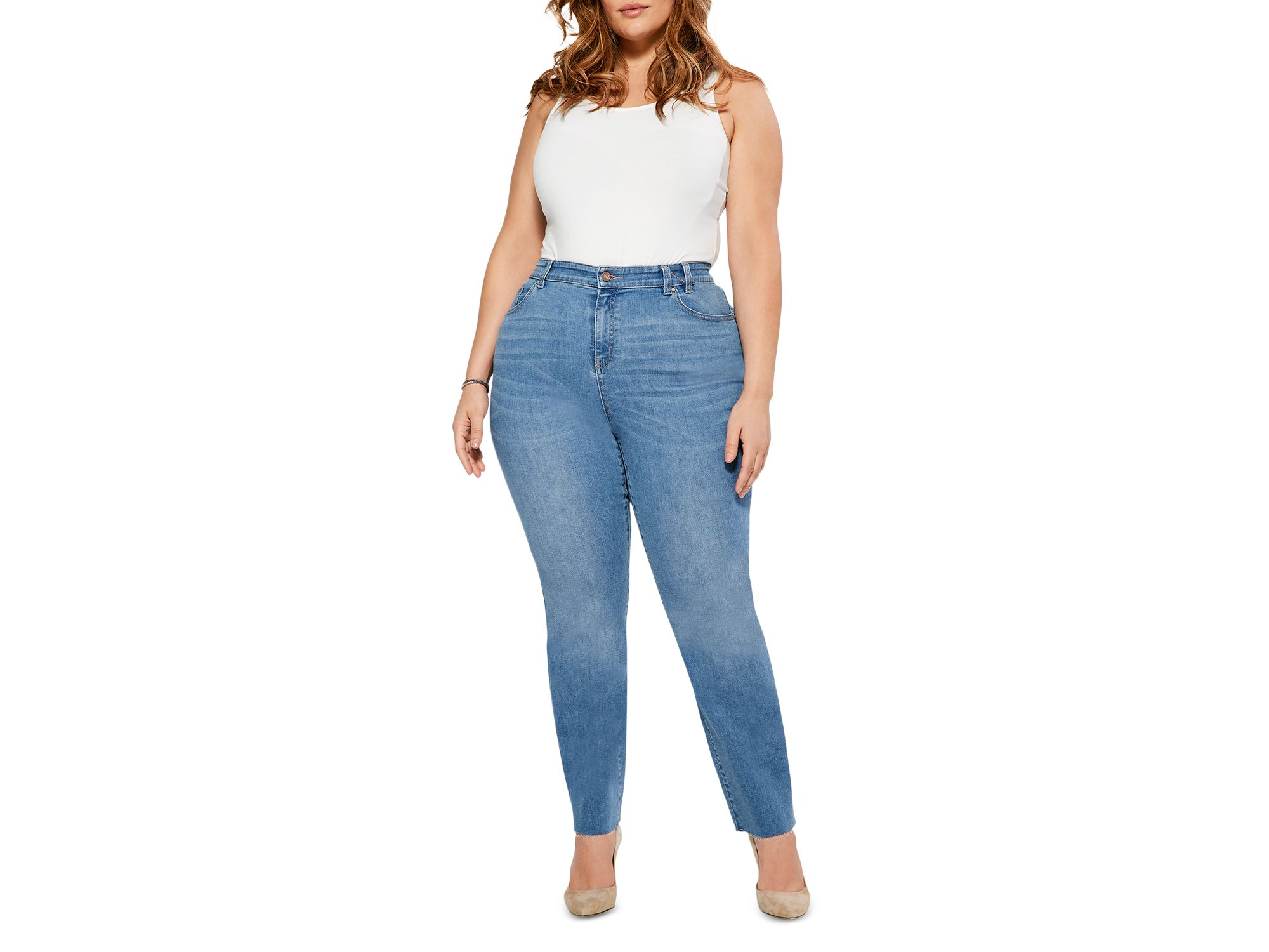 Mid Rise Ankle Jeans in Horizon — Image 4