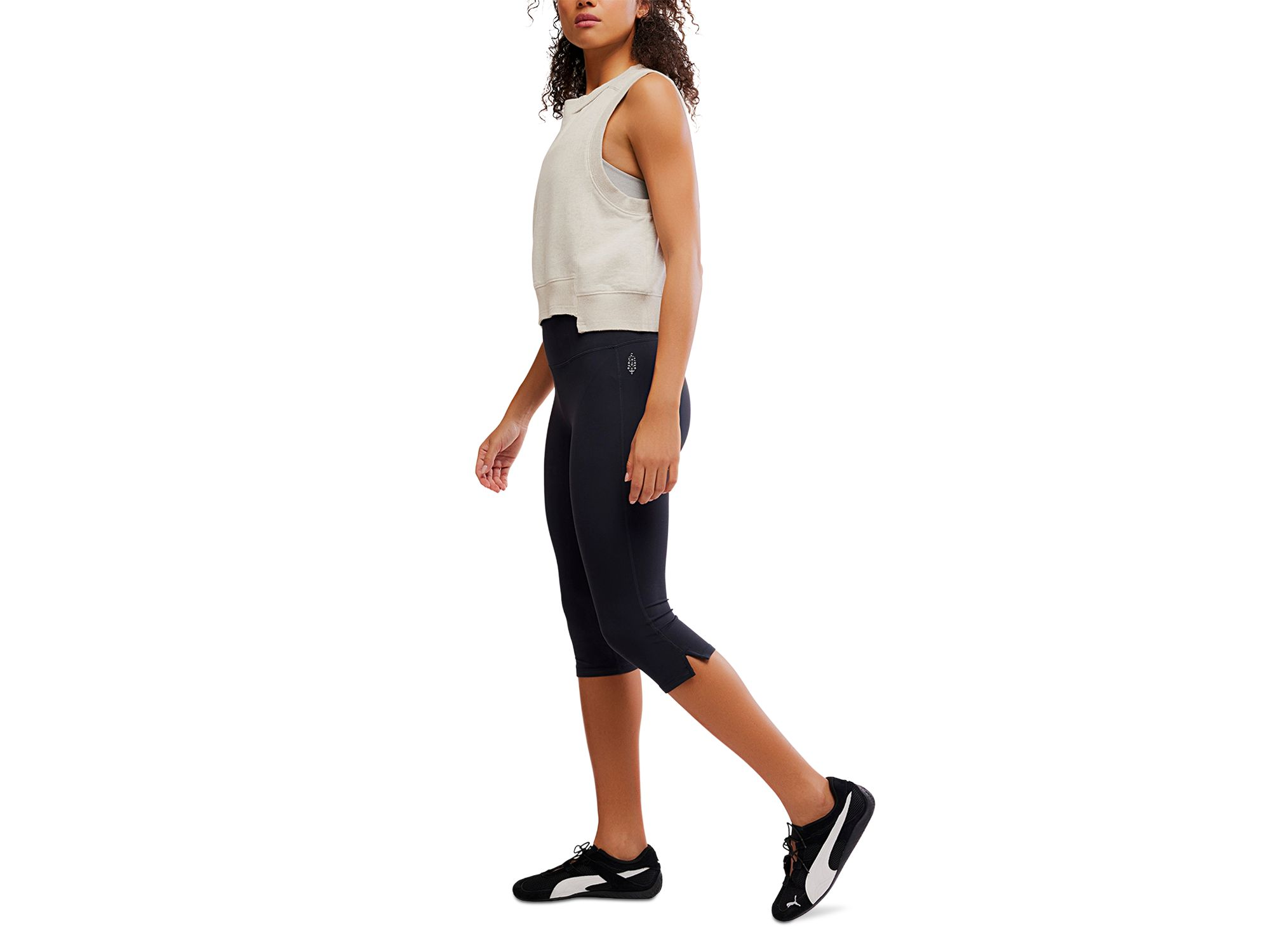 Never Better Mini Flare Cropped Leggings — Image 9