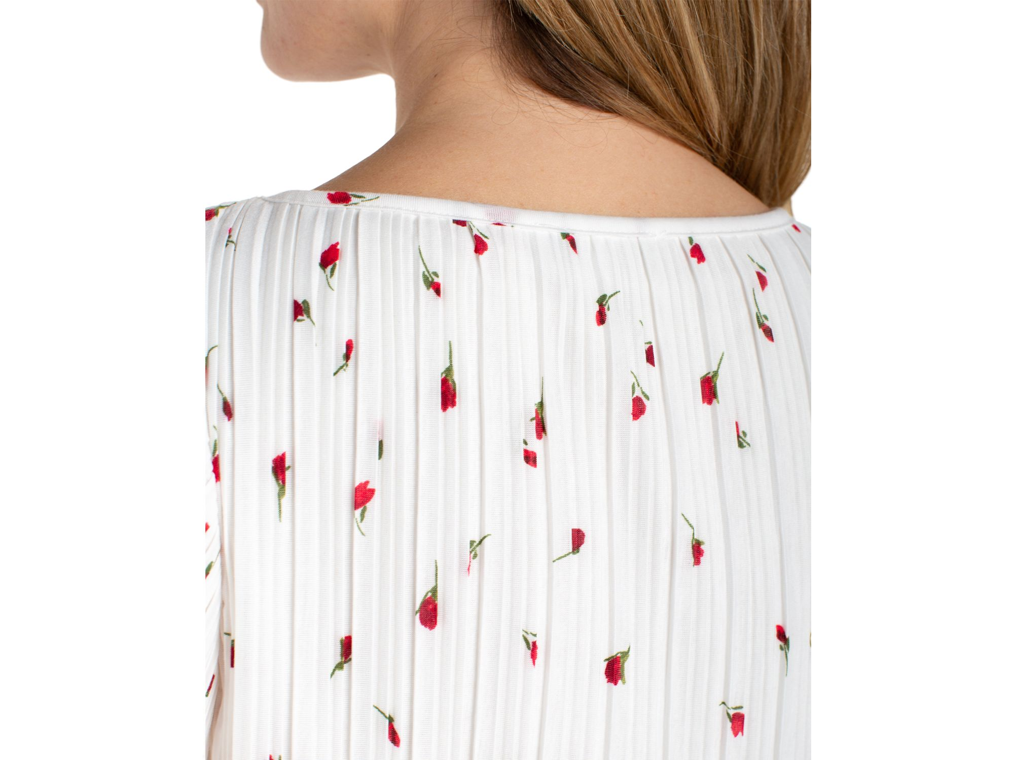 Flutter Sleeve Boat Neck Knit Top — Image 3