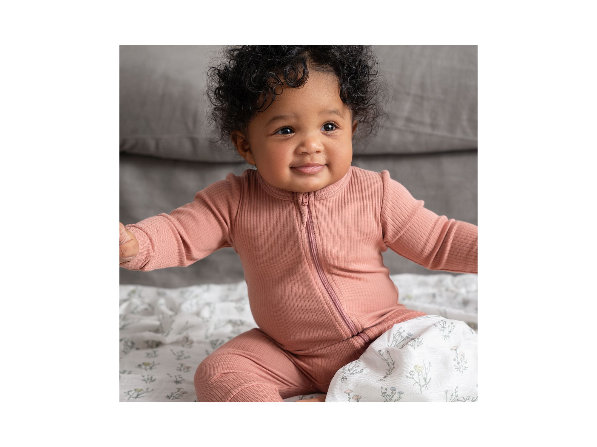 French Floral Silky Swaddles, Pack of 3 — Image 3