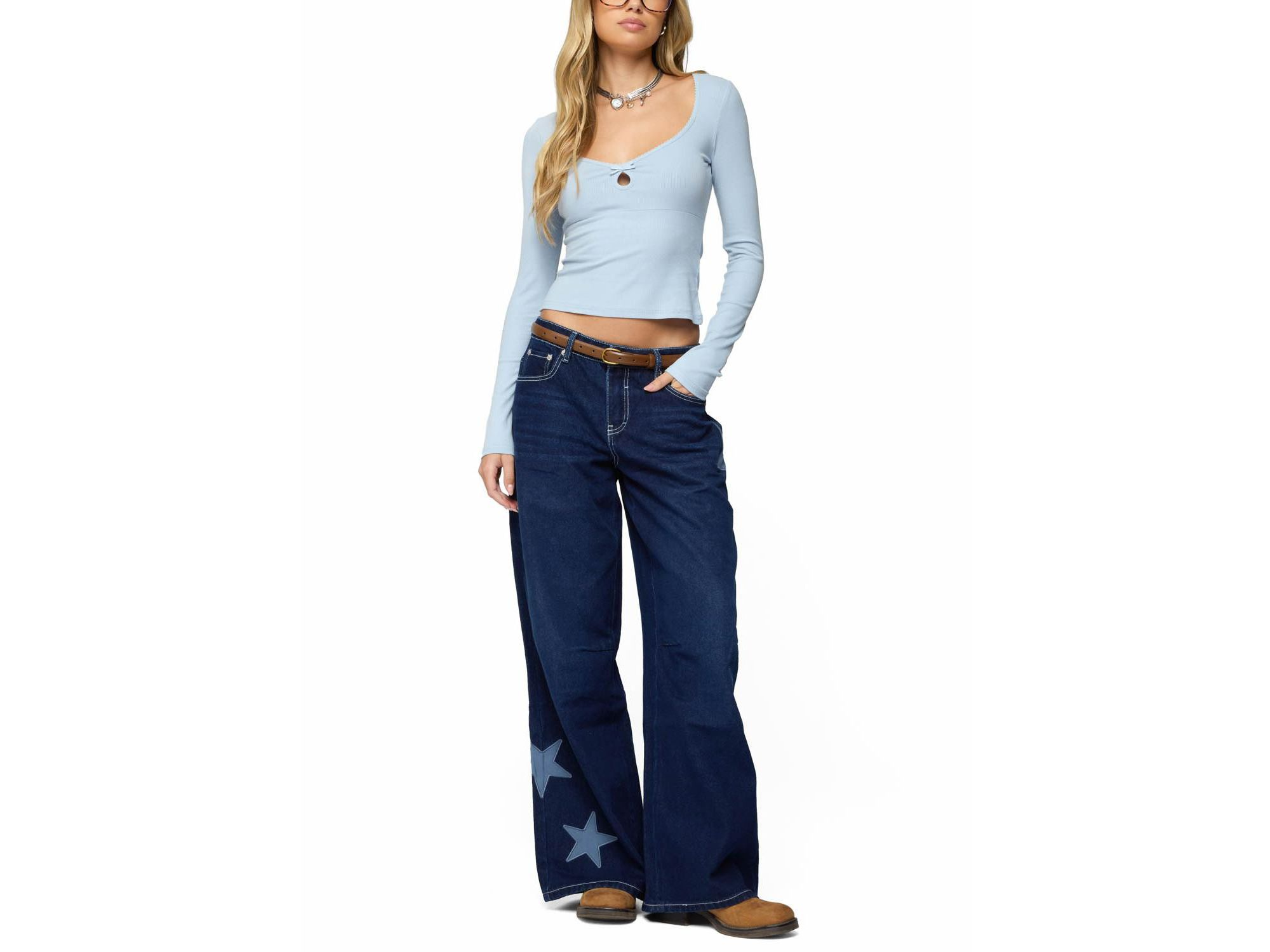 Madder Keyhole Cutout Top — Image 4