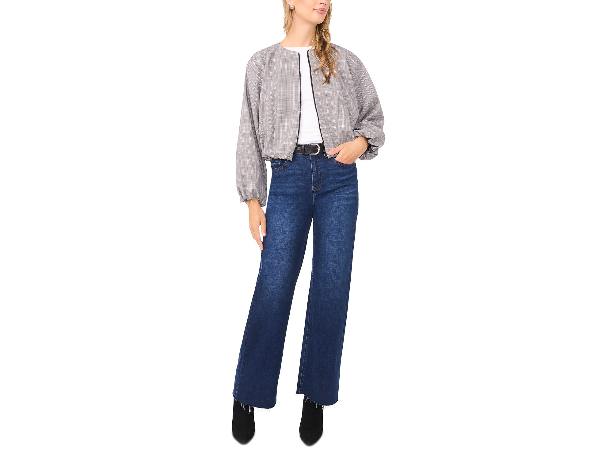 Cropped long Sleeve Bubble Jacket — Image 4