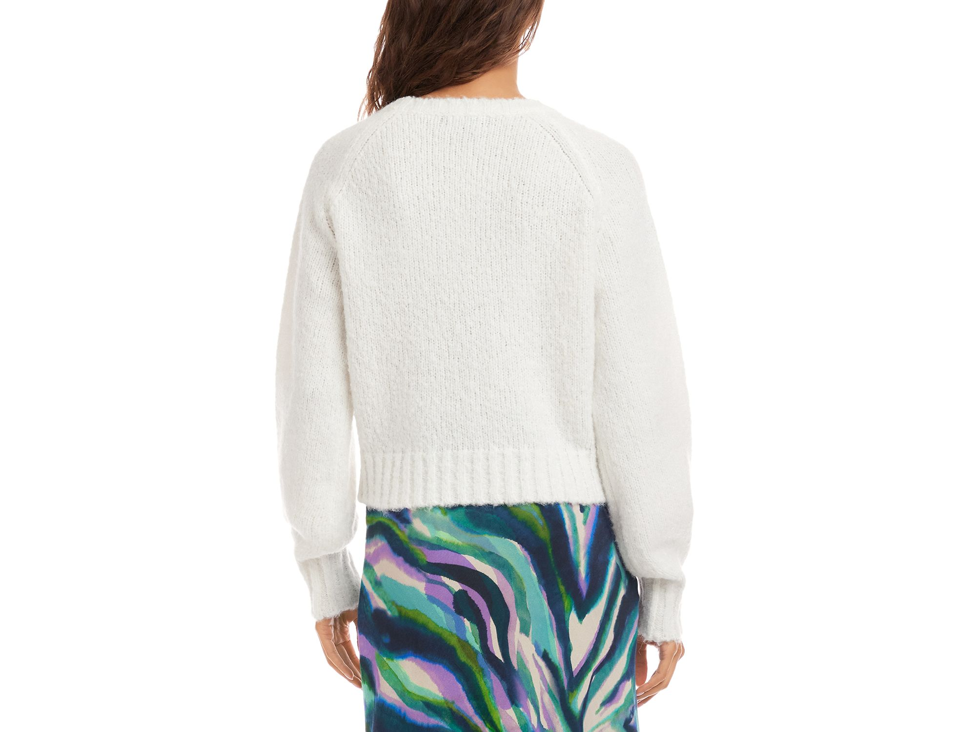 Pearl Button Cardigan Sweater — Image 4