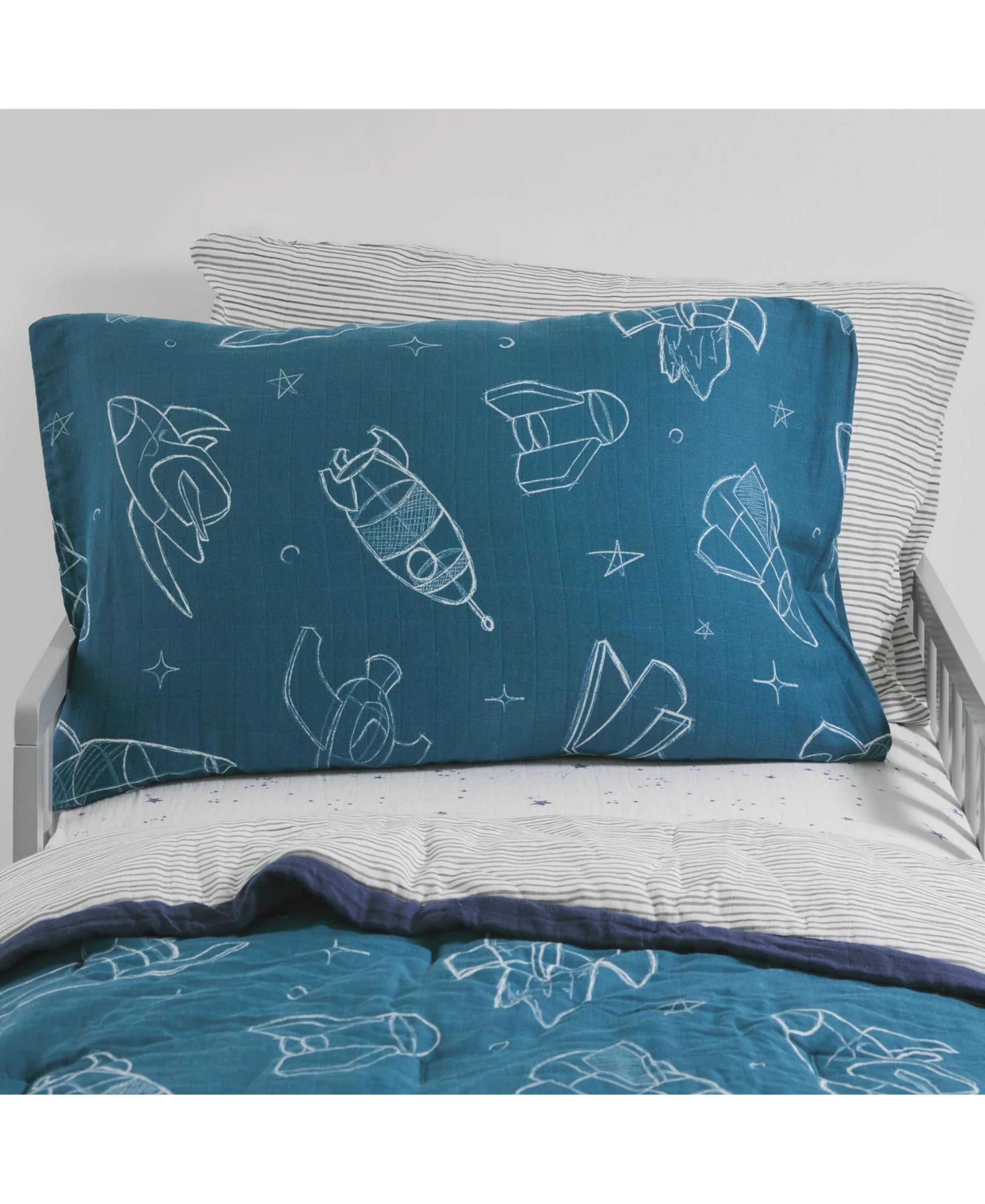 Unisex Cotton Muslin Pillowcase 2 Pack - Baby, Toddler — Image 6