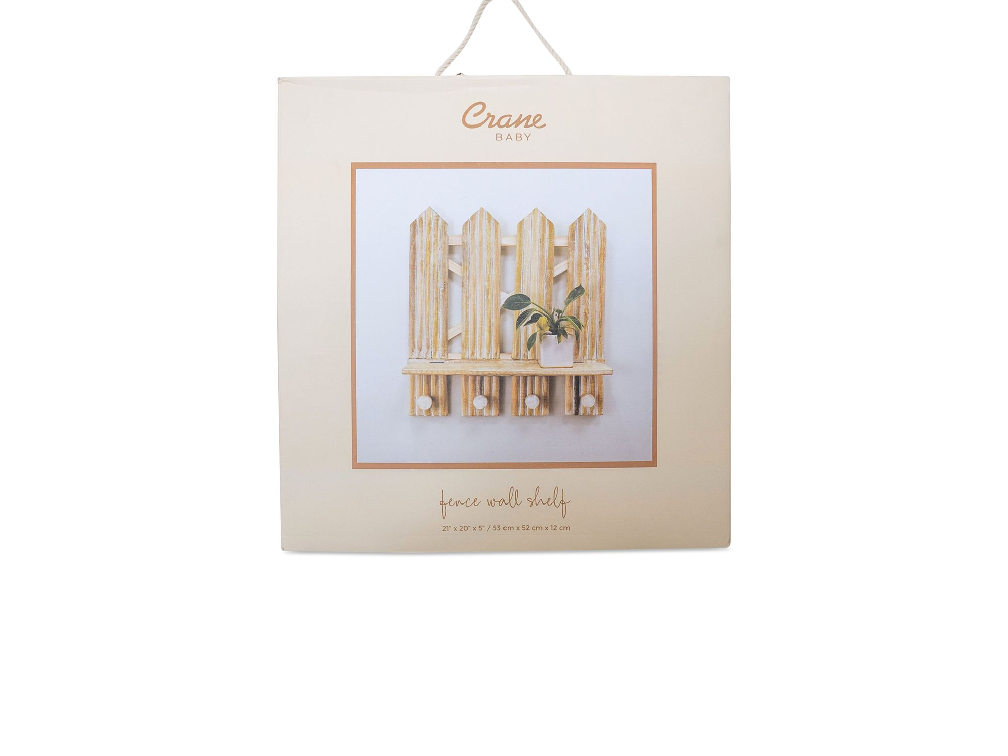 Charlie Farmhouse Fence Wall Shelf — Image 4