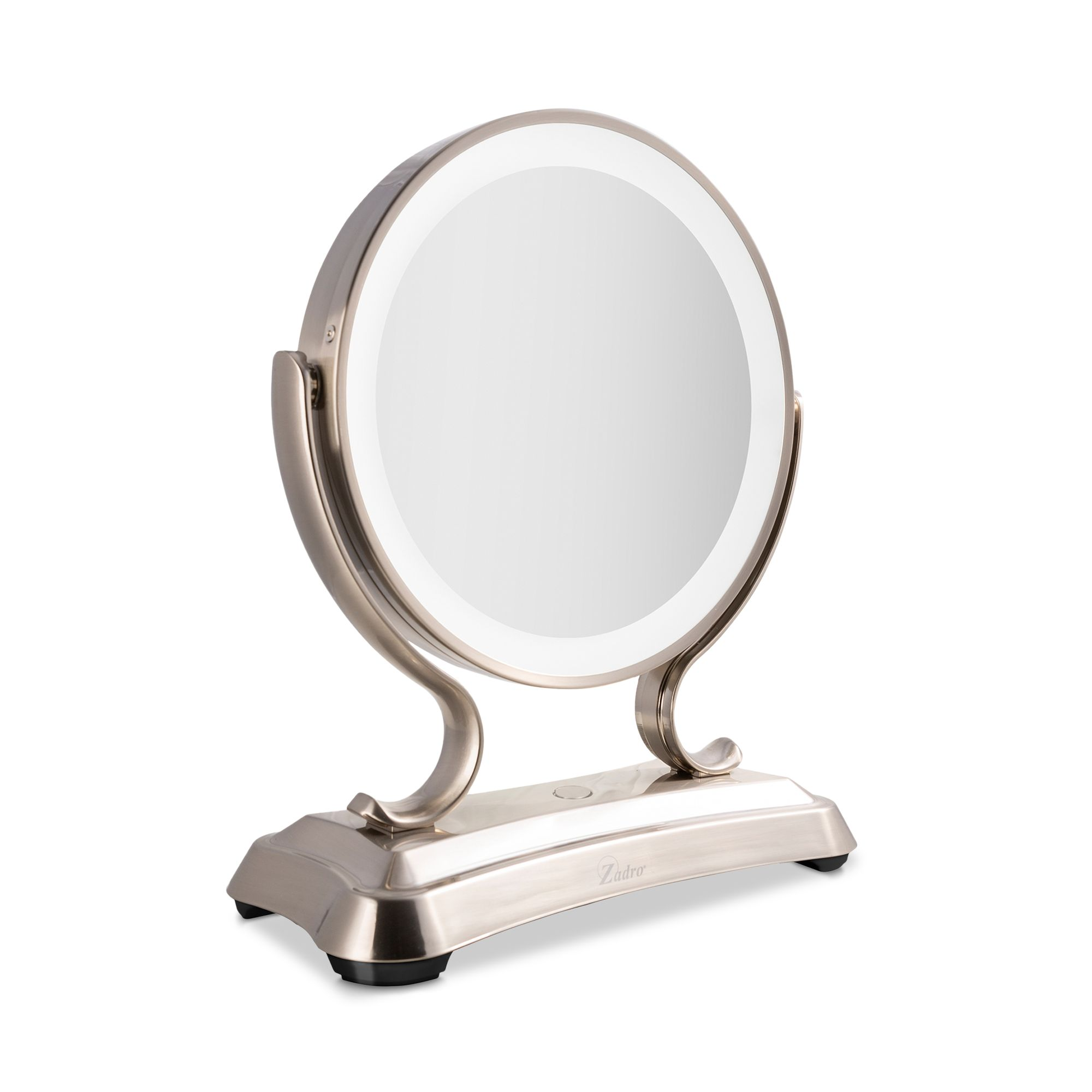 Glamour Round Surround LED Mirror, 5X/1X Magnification — Image 4