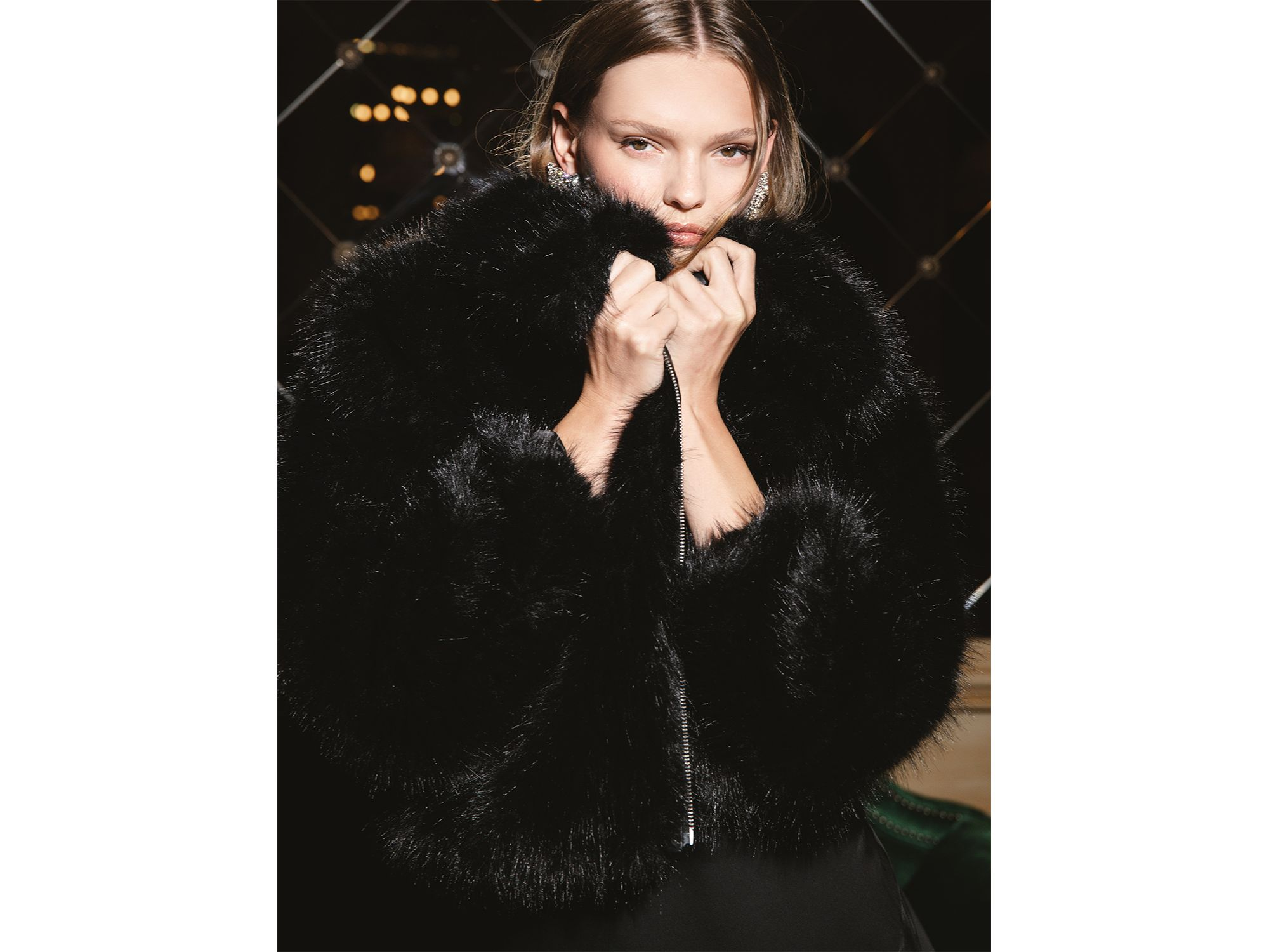 Rena Faux Fur Jacket — Image 6