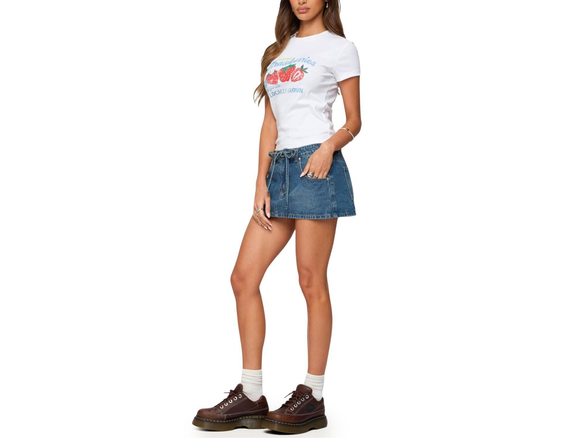 Fresh Strawberries Graphic T Shirt — Image 3
