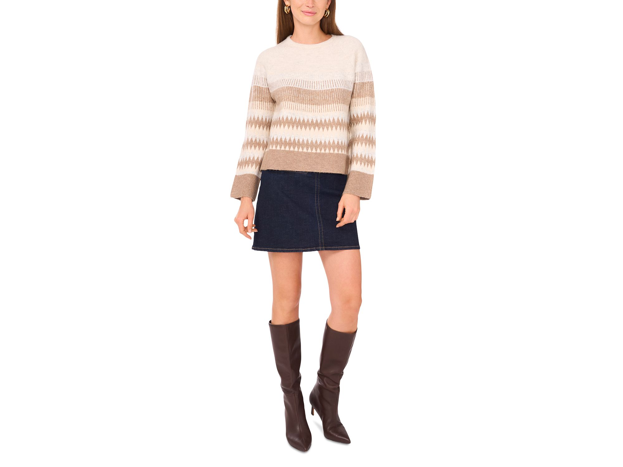 Fair Isle Crewneck Sweater — Image 3