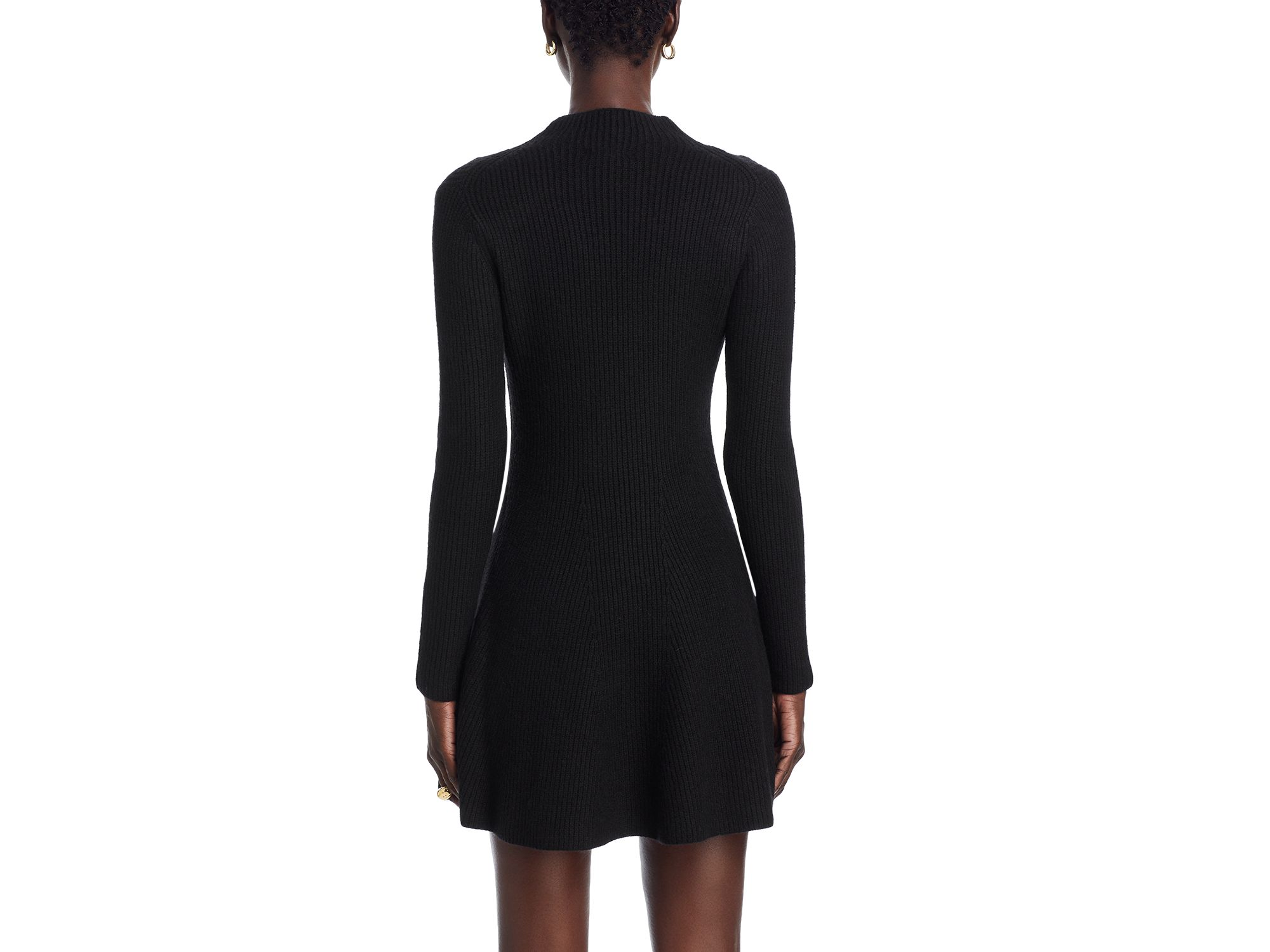 Mock Neck Knit Long Sleeve Dress - Exclusive — Image 6
