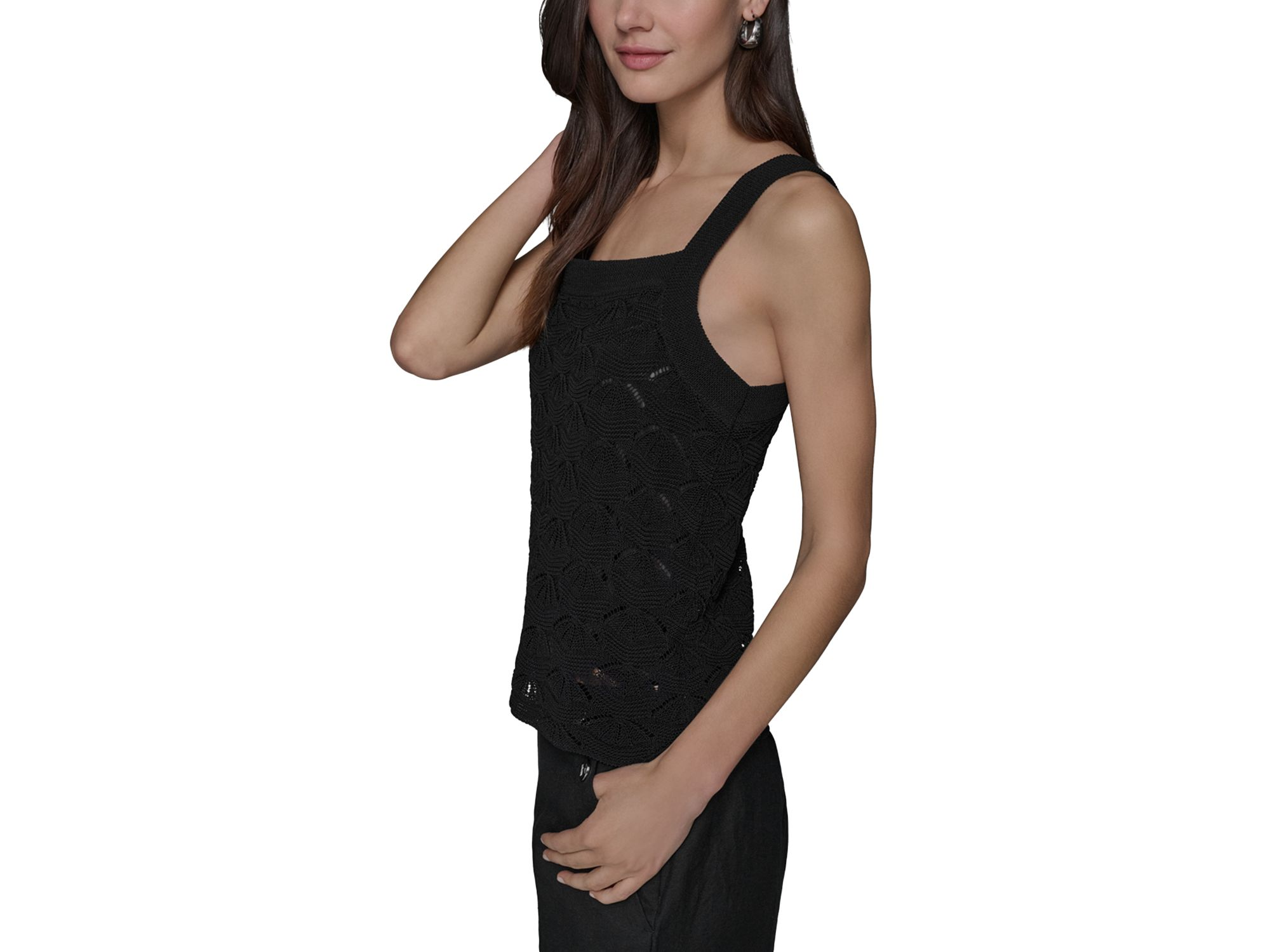 Fan Detail Sweater Tank Top — Image 7