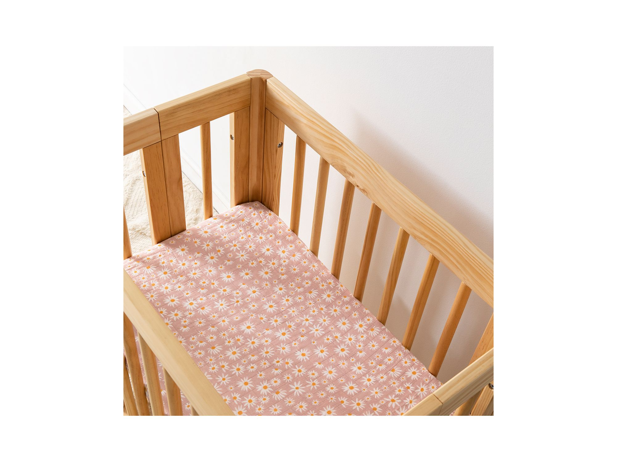 All Stages Bassinet Sheet in GOTS Certified Organic Muslin Cotton — Image 6