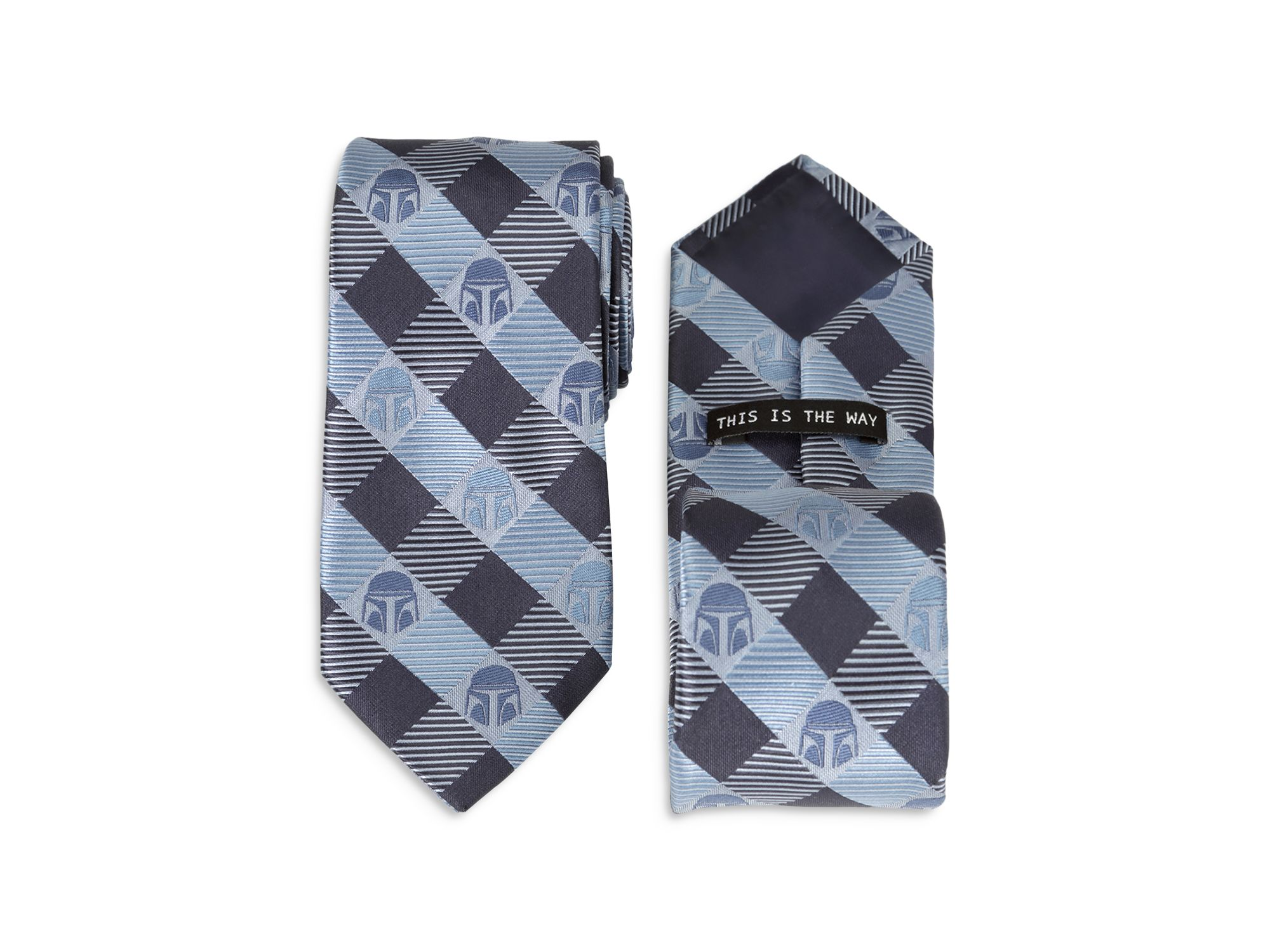 Star Wars Mando Helmet Check Tie — Image 5