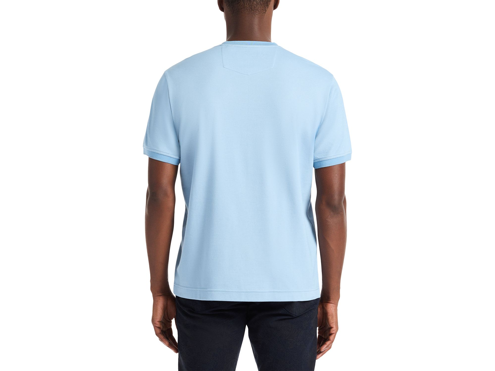 Holton Knit V Neck Tee — Image 4