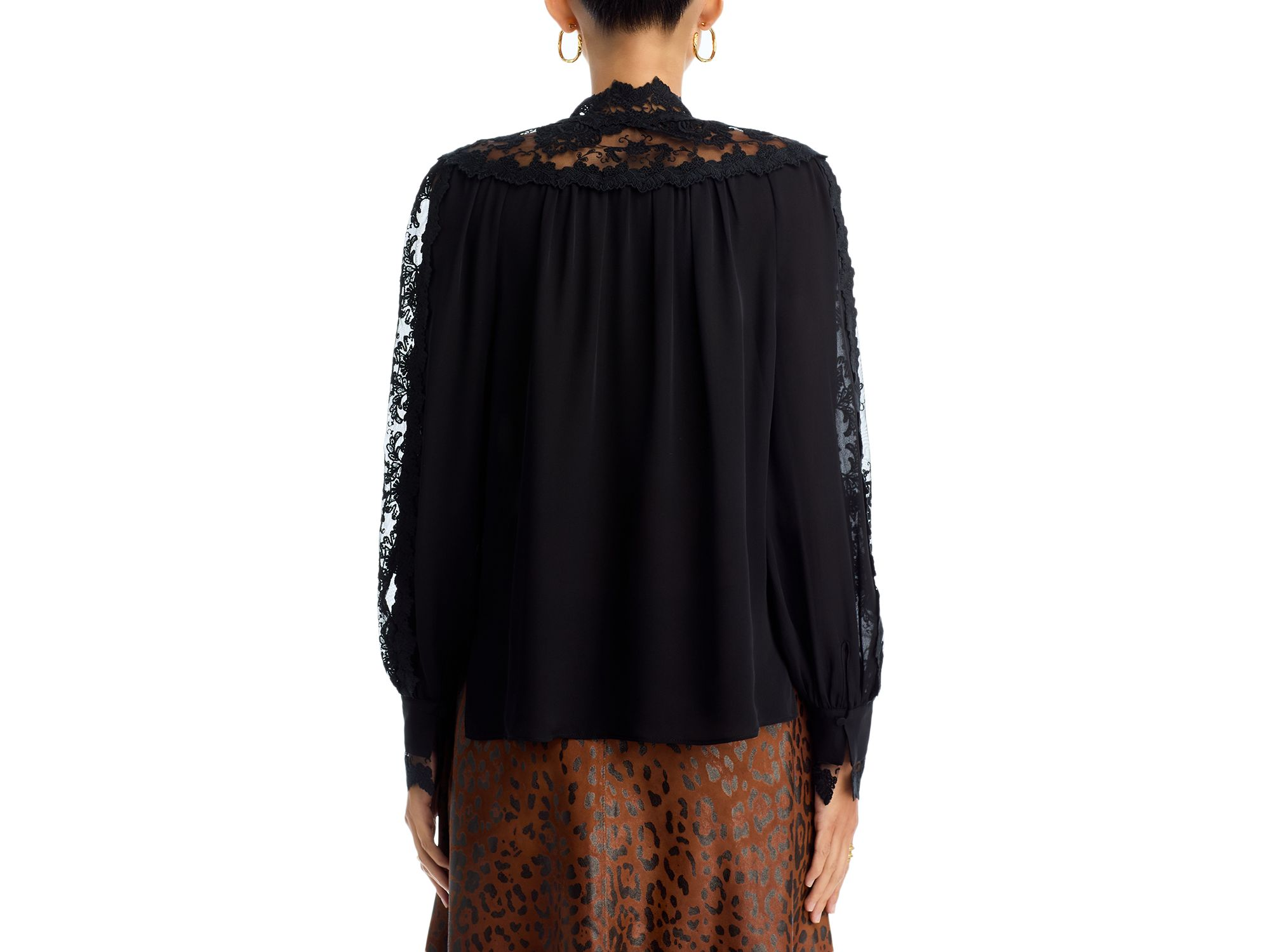 Miguel Lace Inset Blouse — Image 3