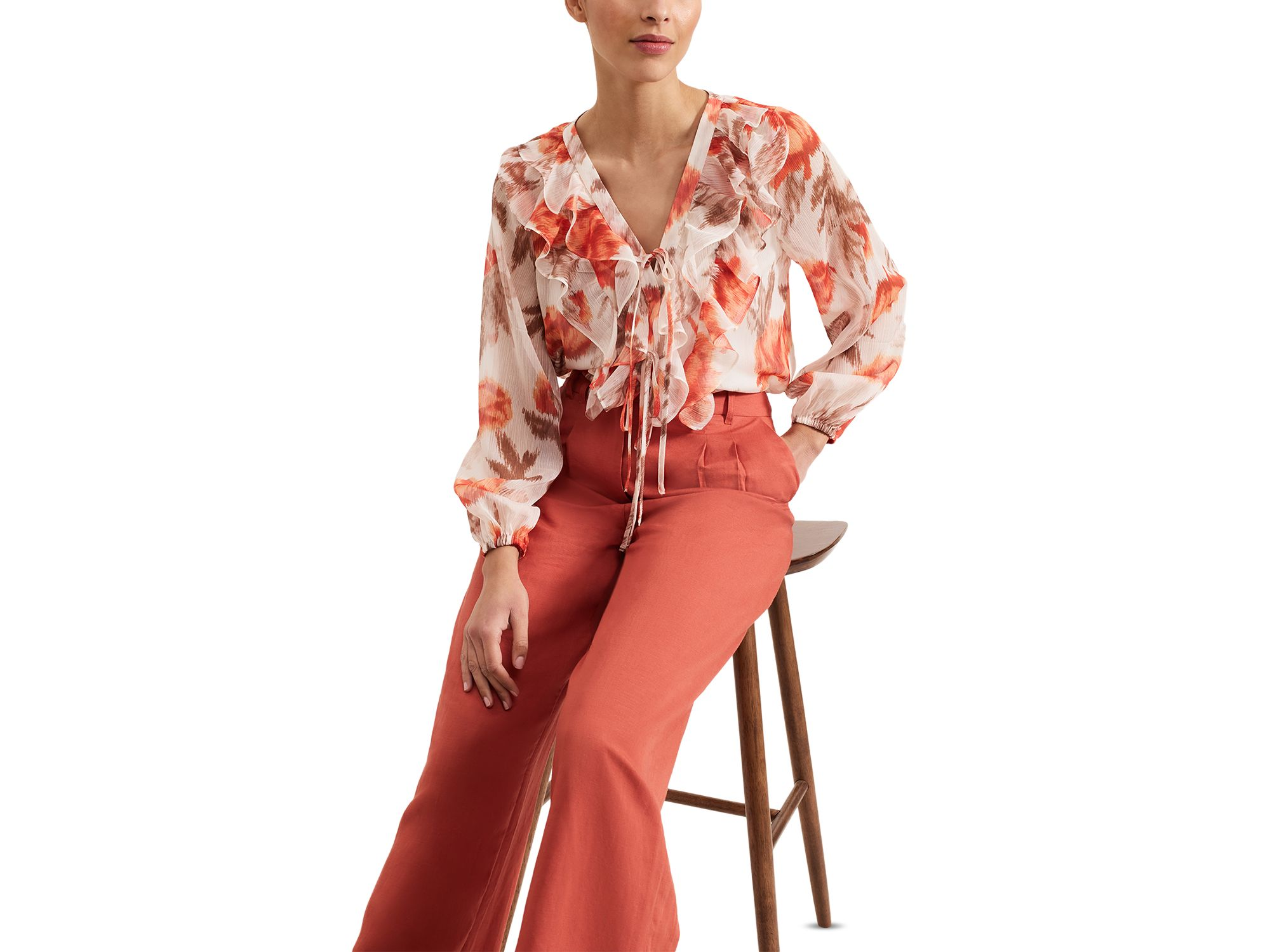 Ivana Printed Blouse — Image 6