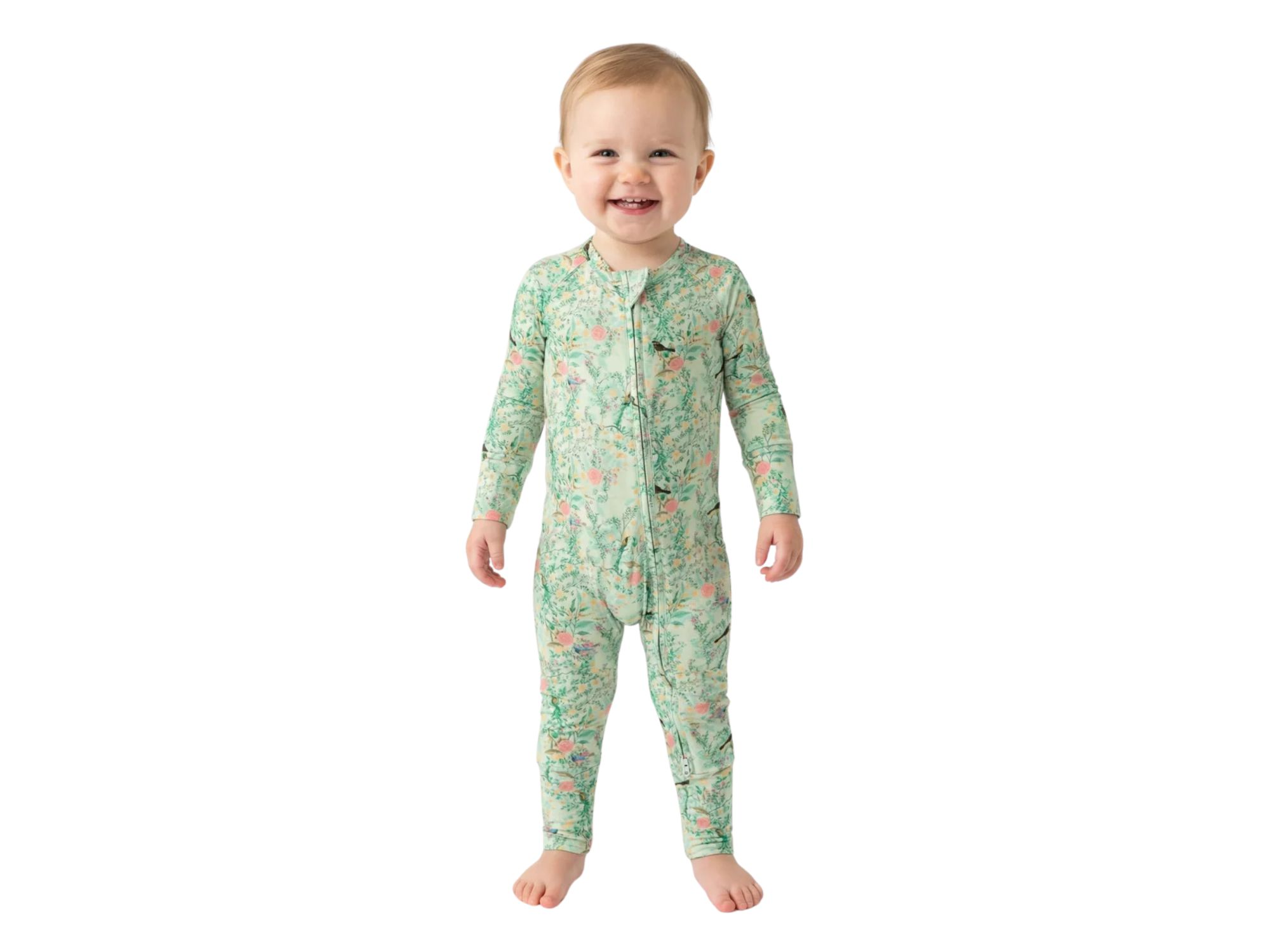 Girls' Sage Blossom Bamboo Sleeper - Baby — Image 6