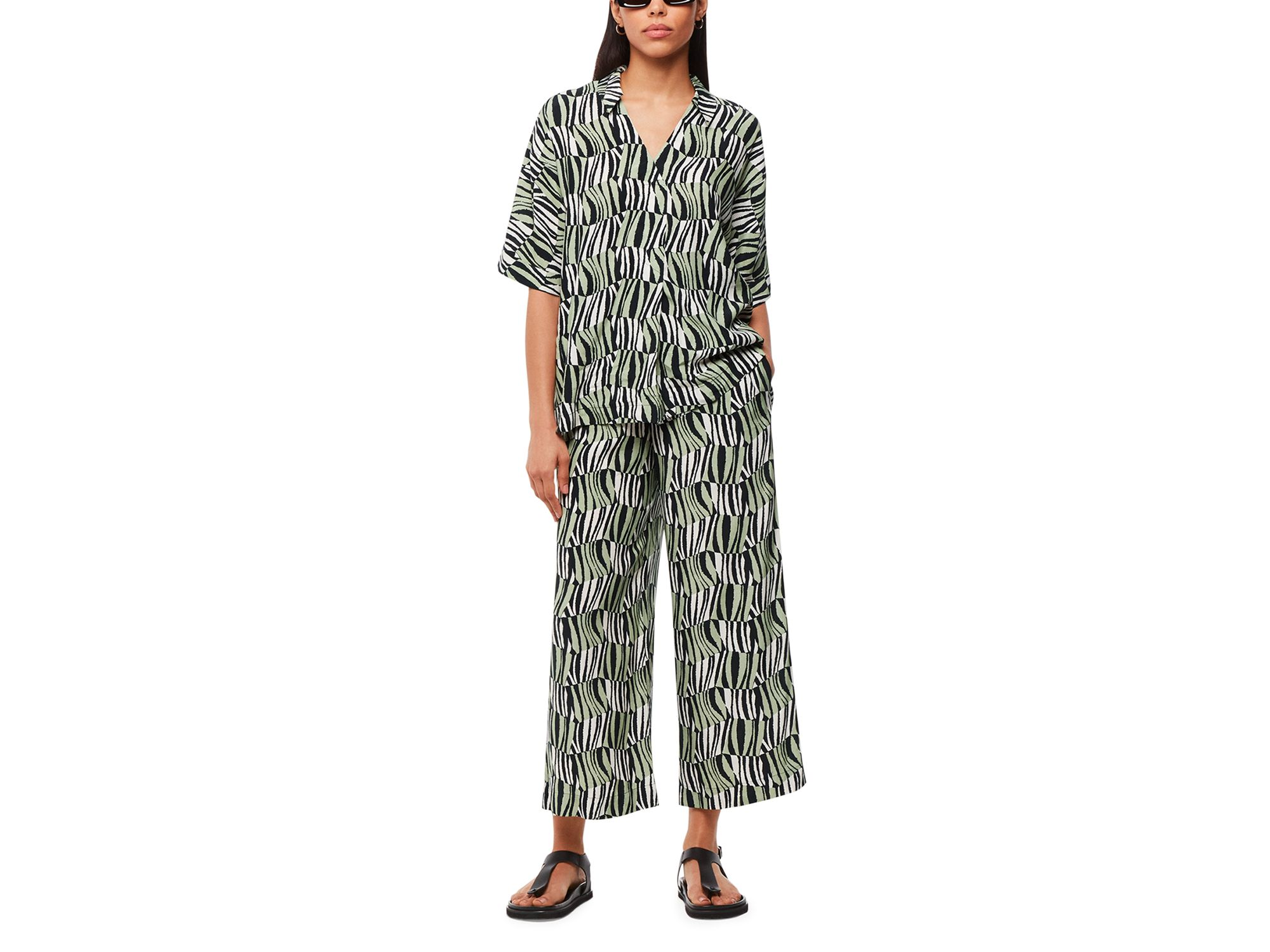 Checkerboard Tiger Boxy Shirt — Image 6