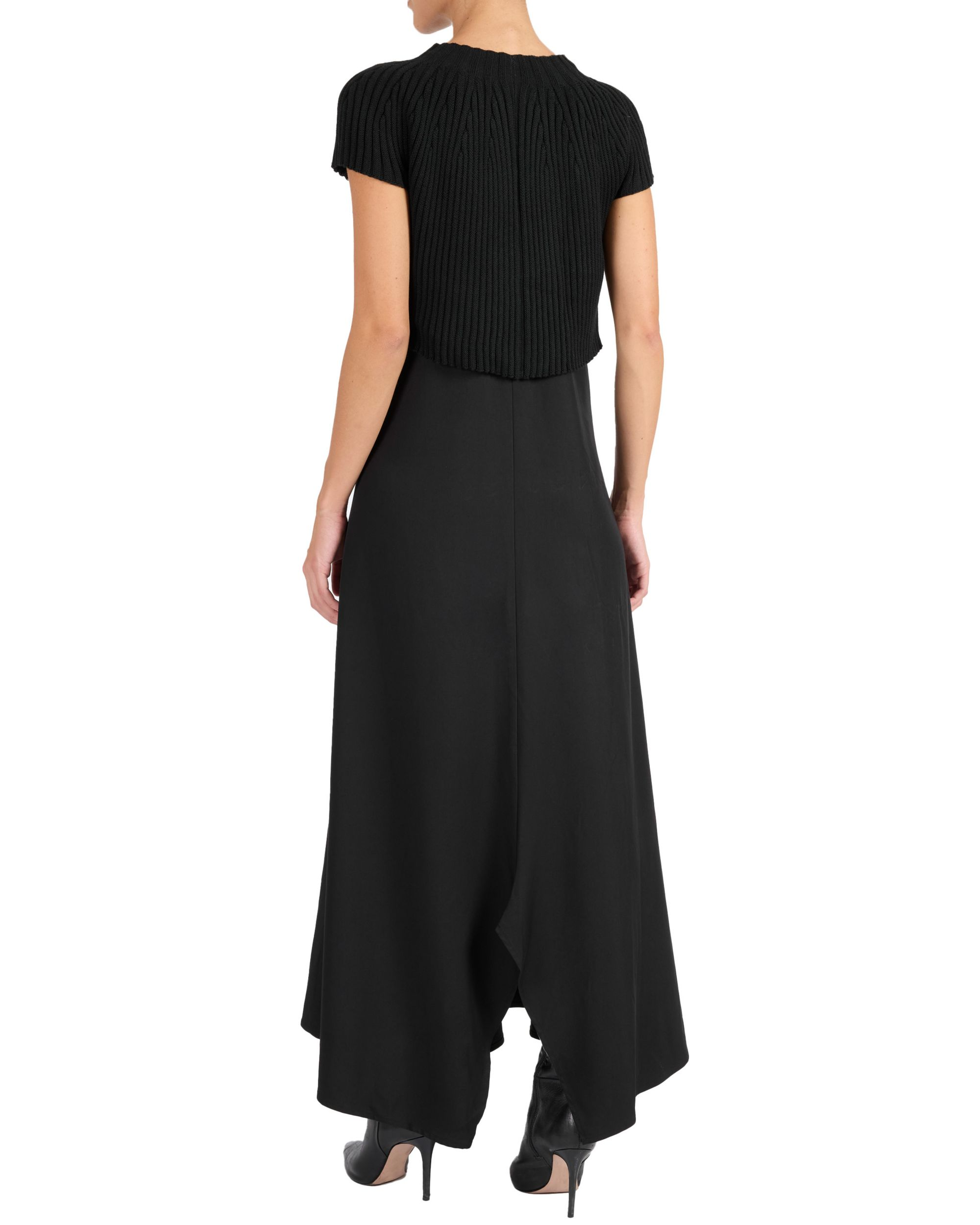 Johanna Mix Media Cap Sleeve Midi Dress — Image 4