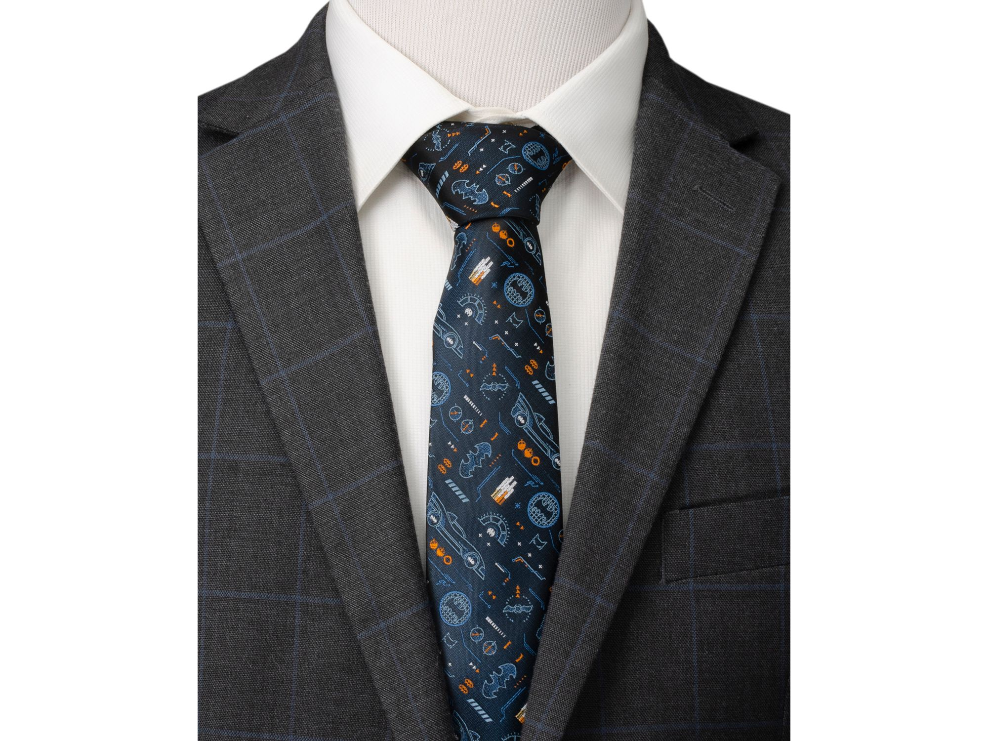 Batman Batmobile Silk Tie — Image 3