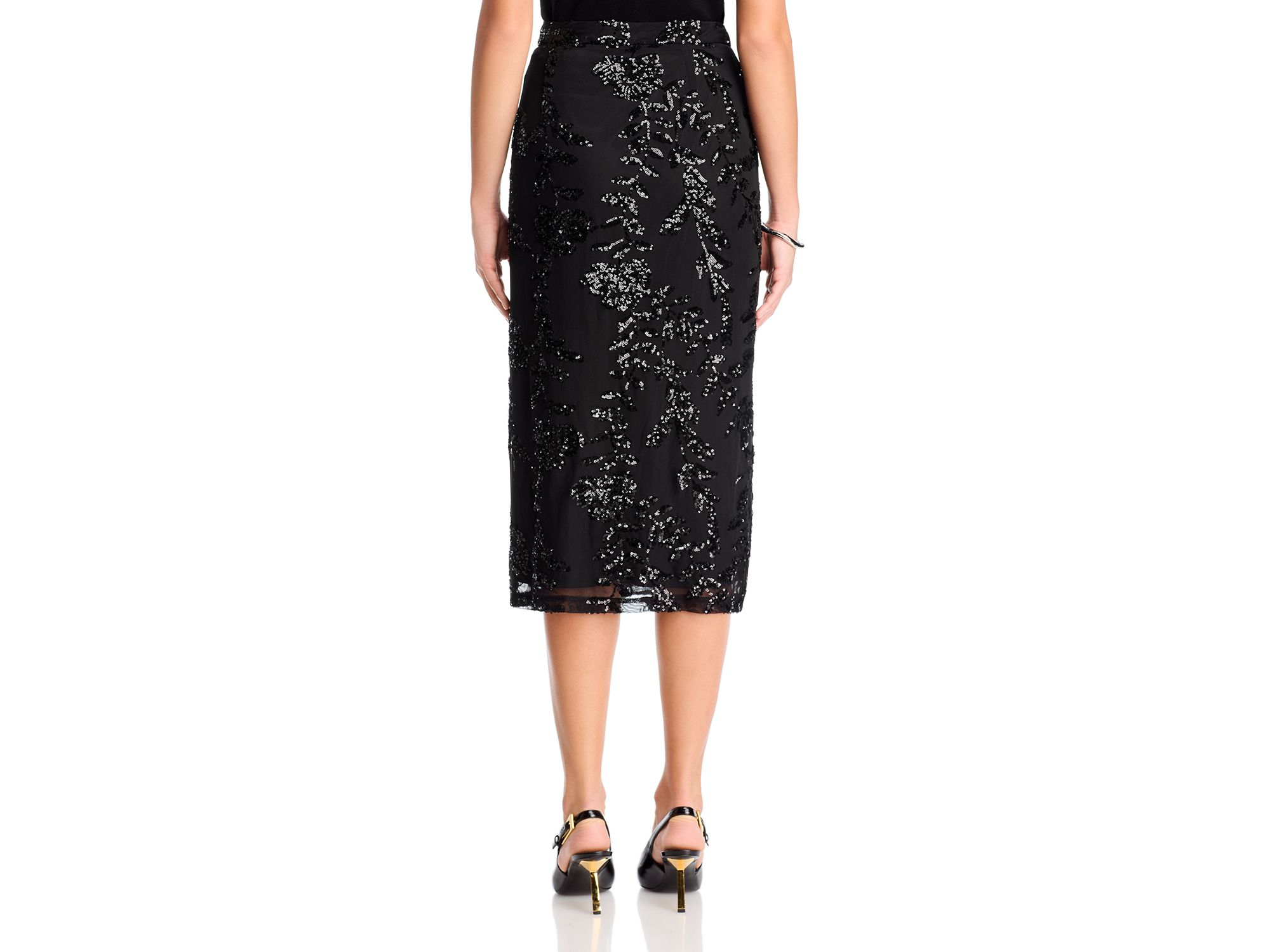 Sequin Floral Skirt — Image 3