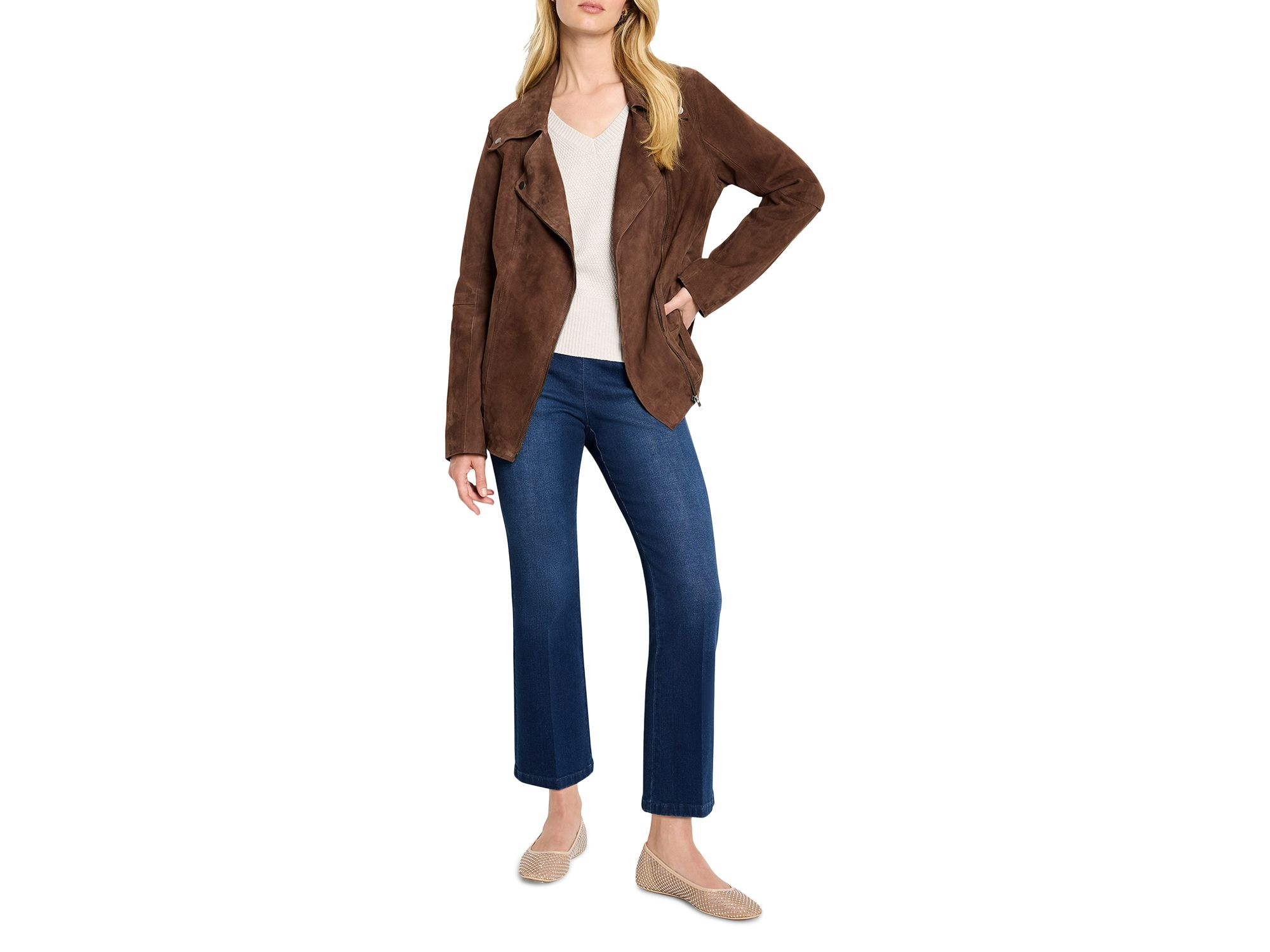 Suede Snap Jacket — Image 4