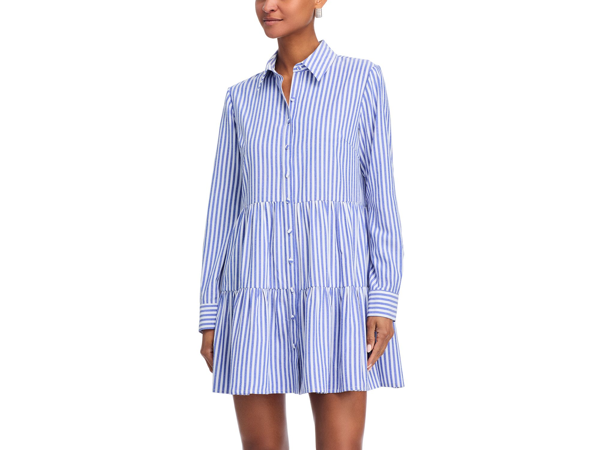 Striped Mini Dress - Exclusive — Image 3