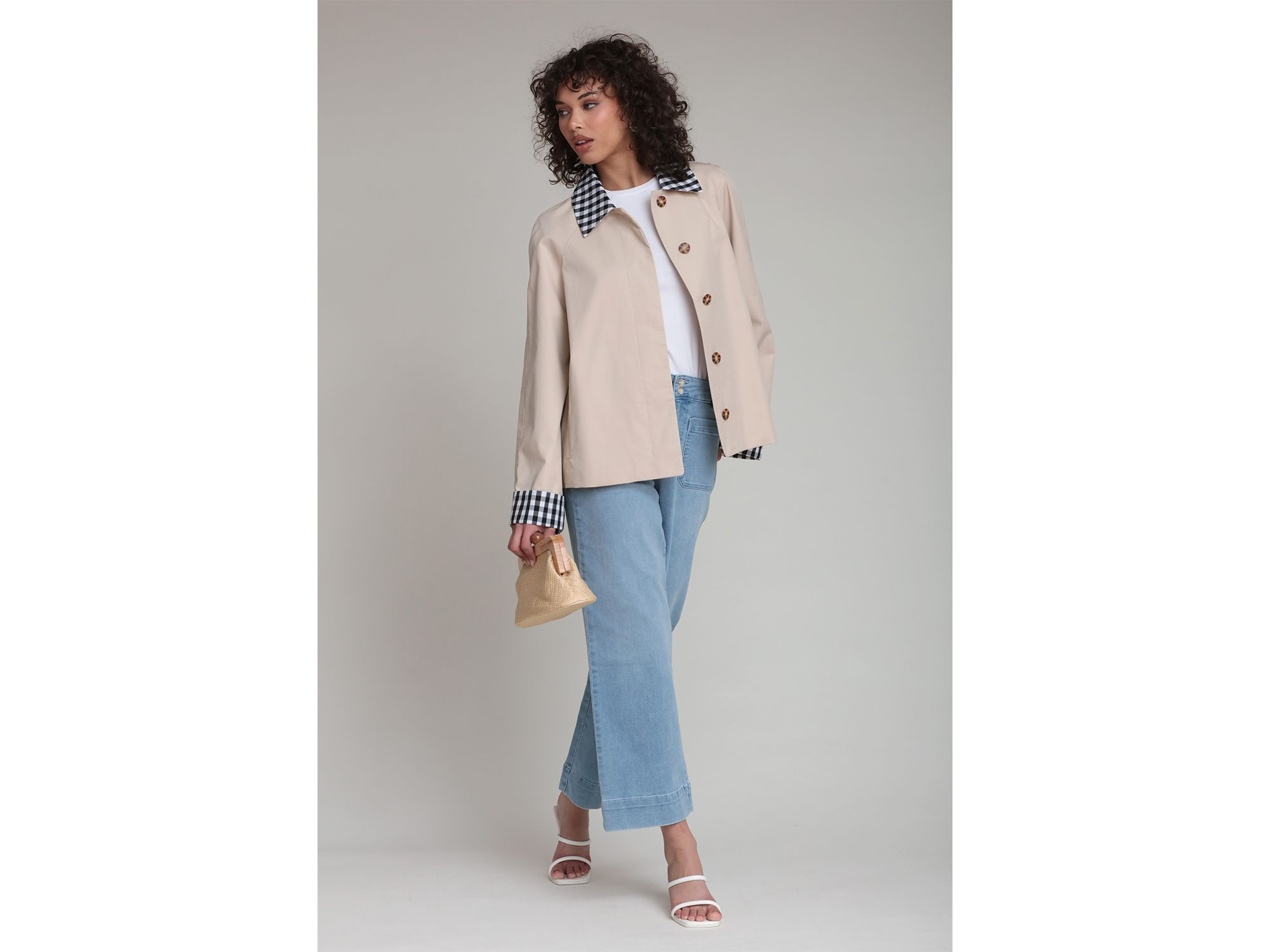 Crop Trench Coat — Image 7