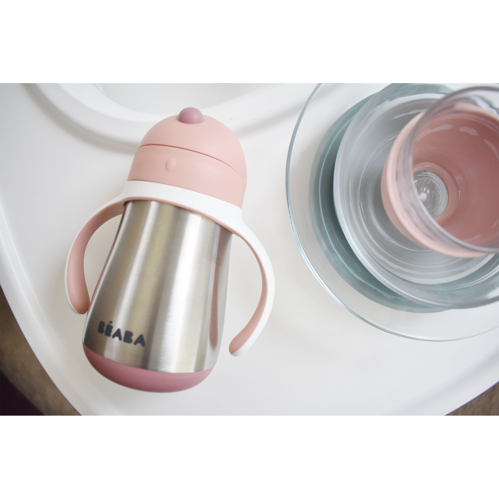 Three Piece Glass Meal Set — Image 6
