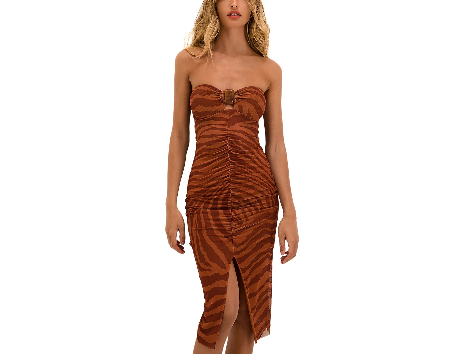 Sundown Suzane Strapless Midi Dress — Image 3