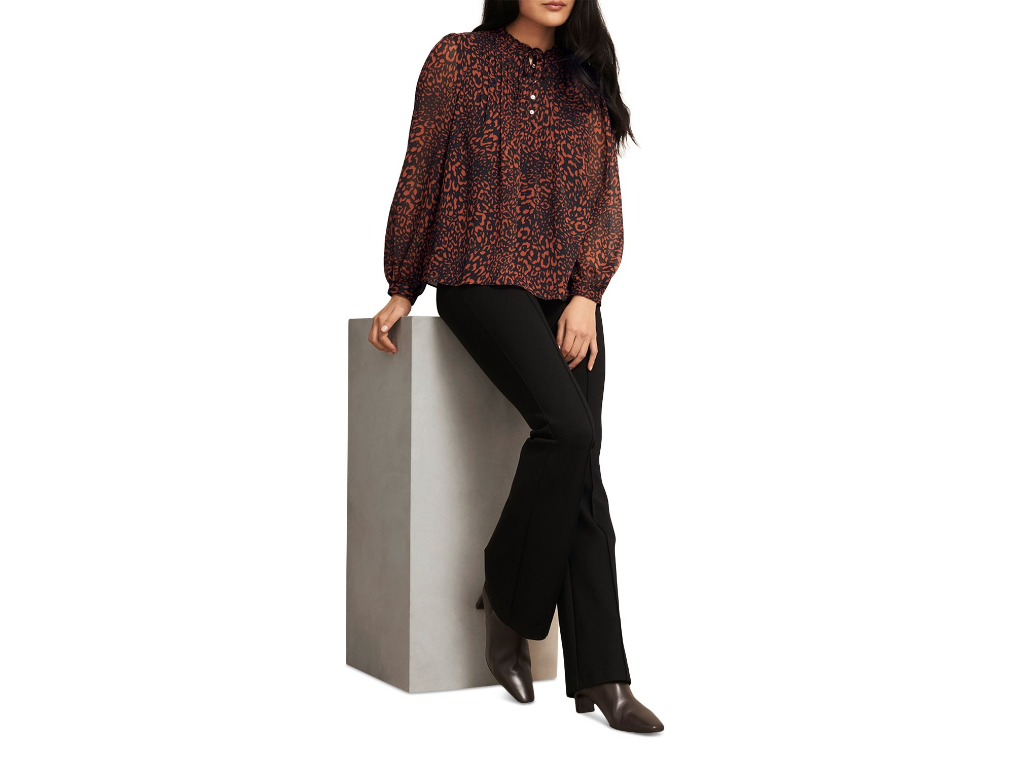 Carolina Ruffled Neck Blouse — Image 6
