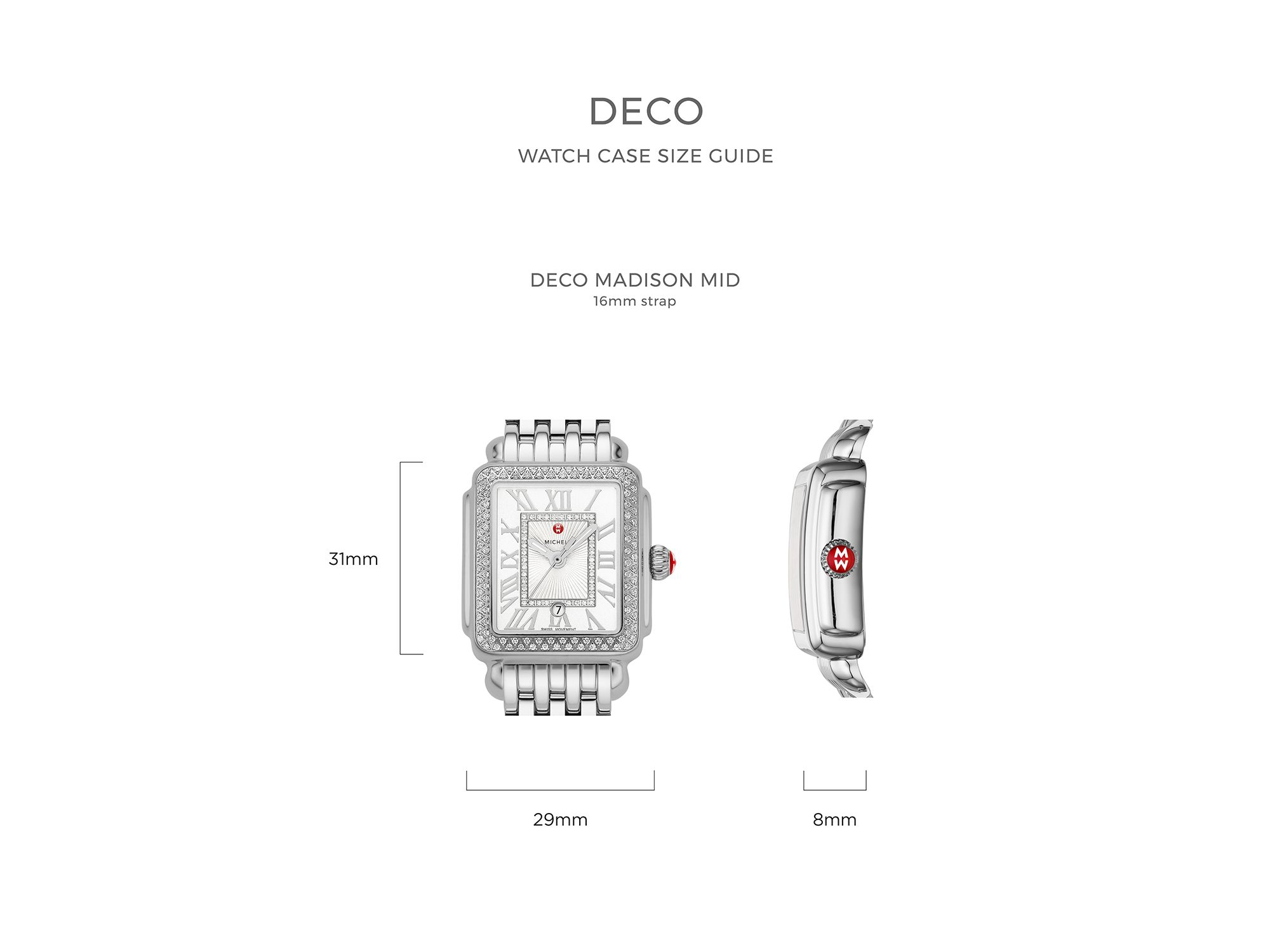 Deco Madison Mid Watch, 29x31mm — Image 3
