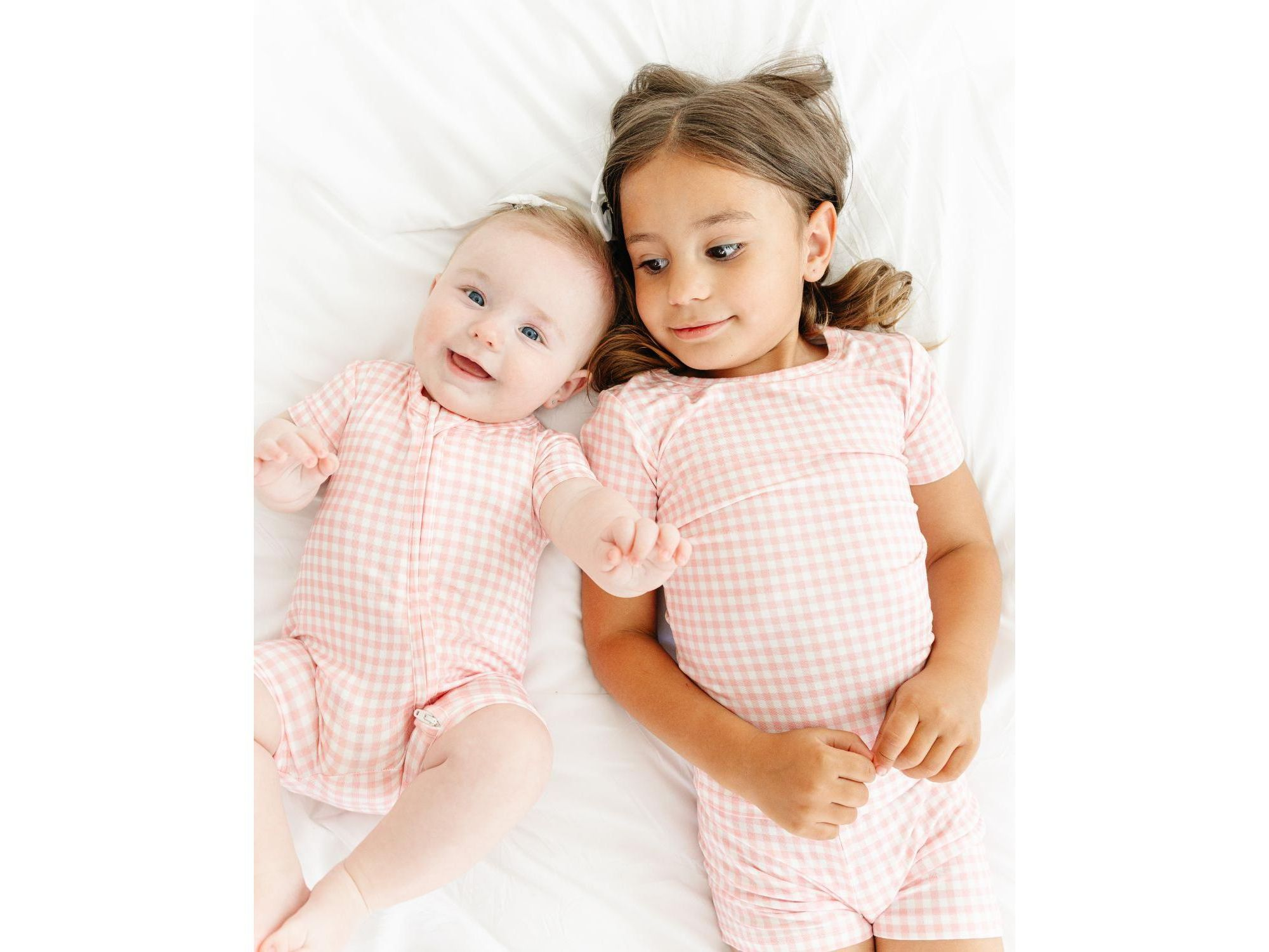 Girls' Sugar Gingham Pajama Set - Baby, Little Kid — Image 3