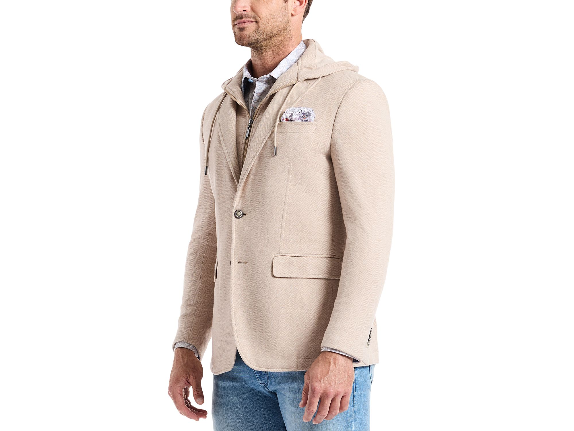 Jetset Woven Sport Coat & Drawstring Hoodie — Image 8
